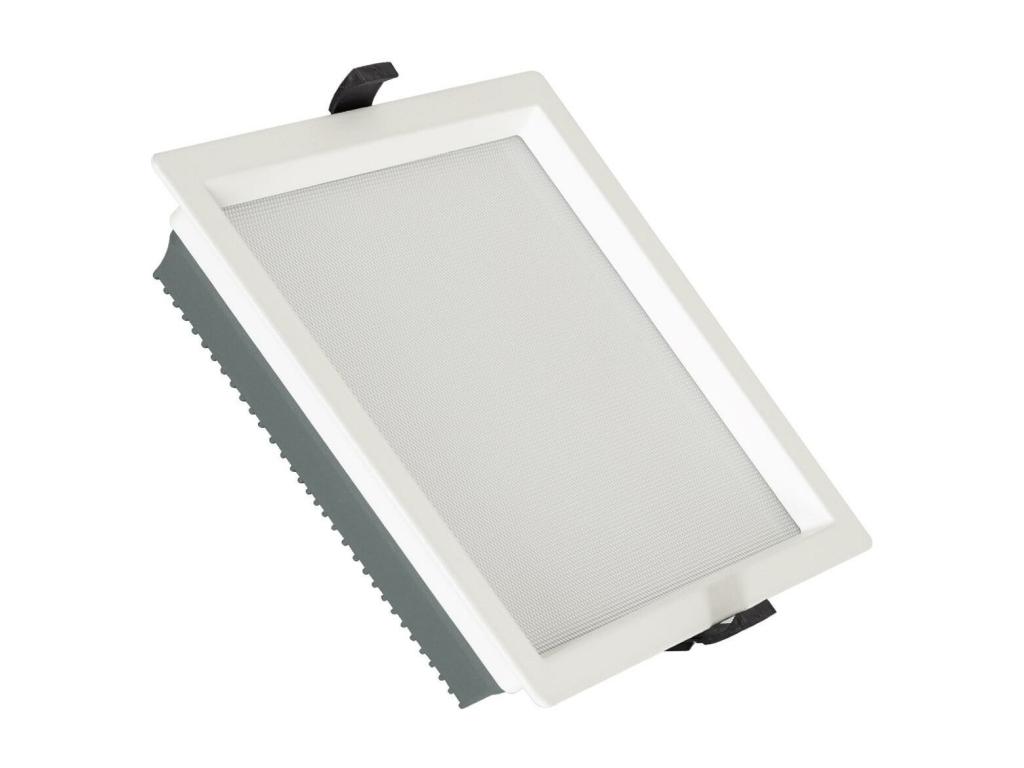 Downlight LED 40W Cuadrado Aero 130 lm/W Microprismático LIFUD Corte 210x210 mm Blanco Frío 6000K