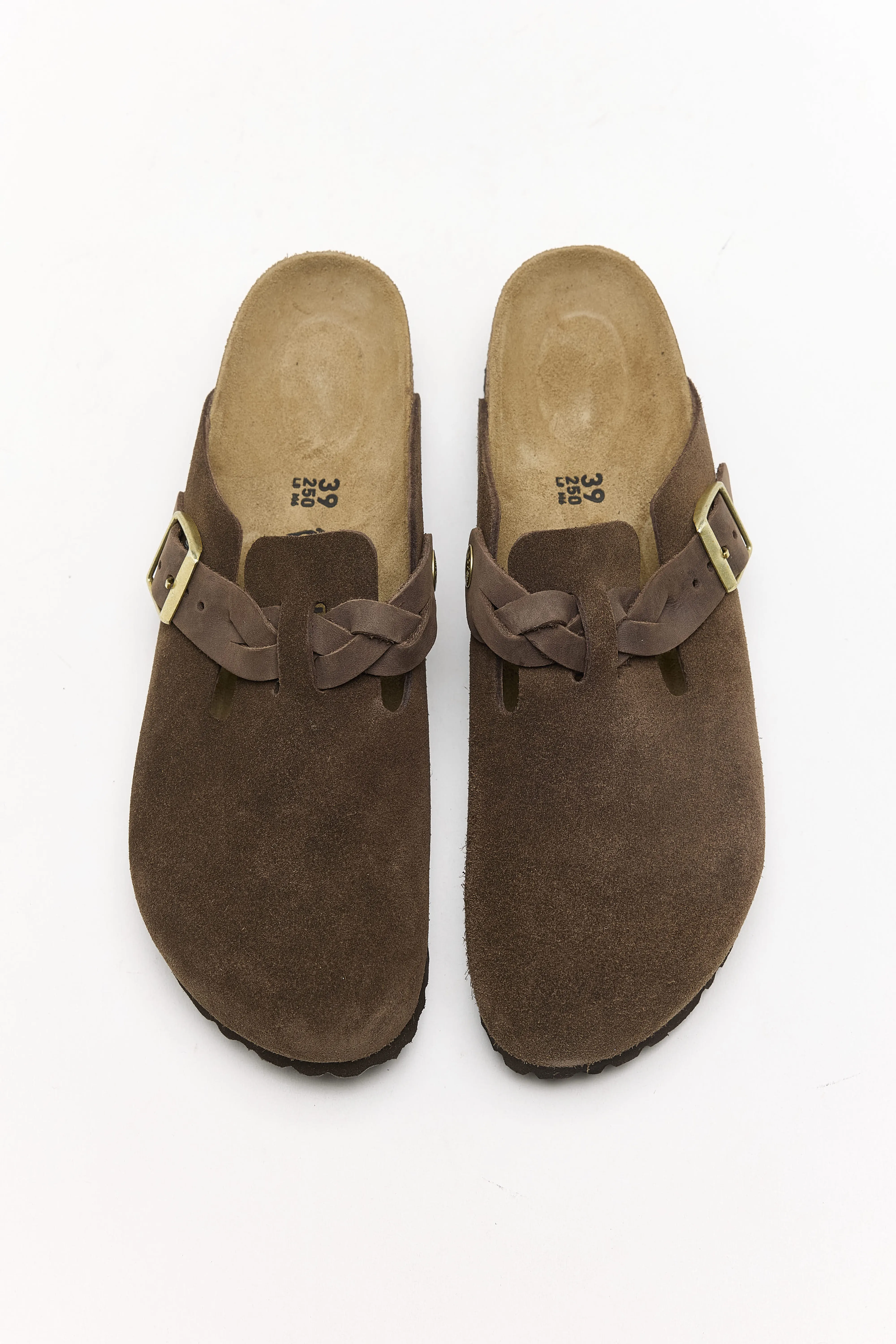 Bellerose Boston Braided Suede for Women (261 / W / DARK BROWN)
