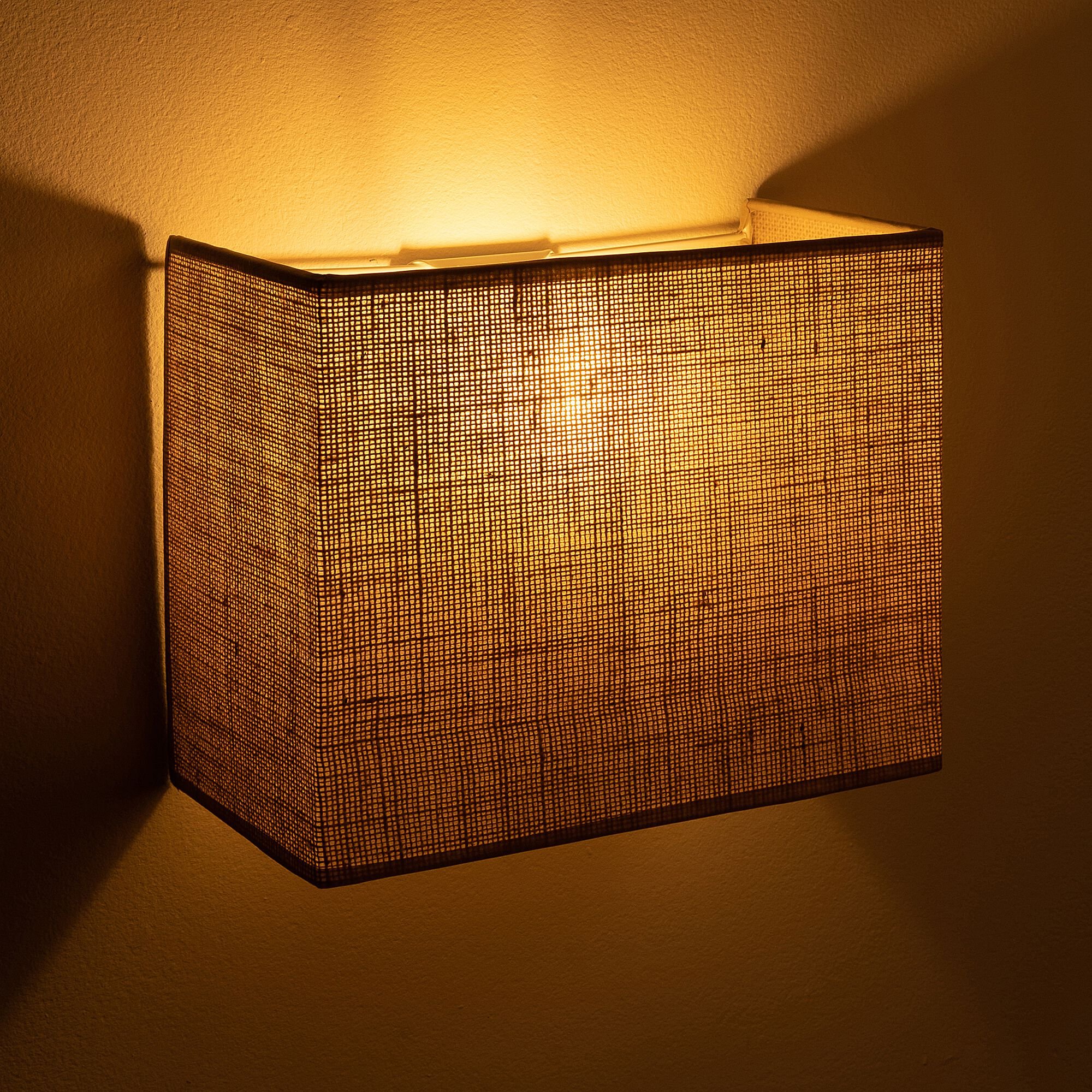 ANDEL - Applique non électrifiée en jute l24cm - naturel