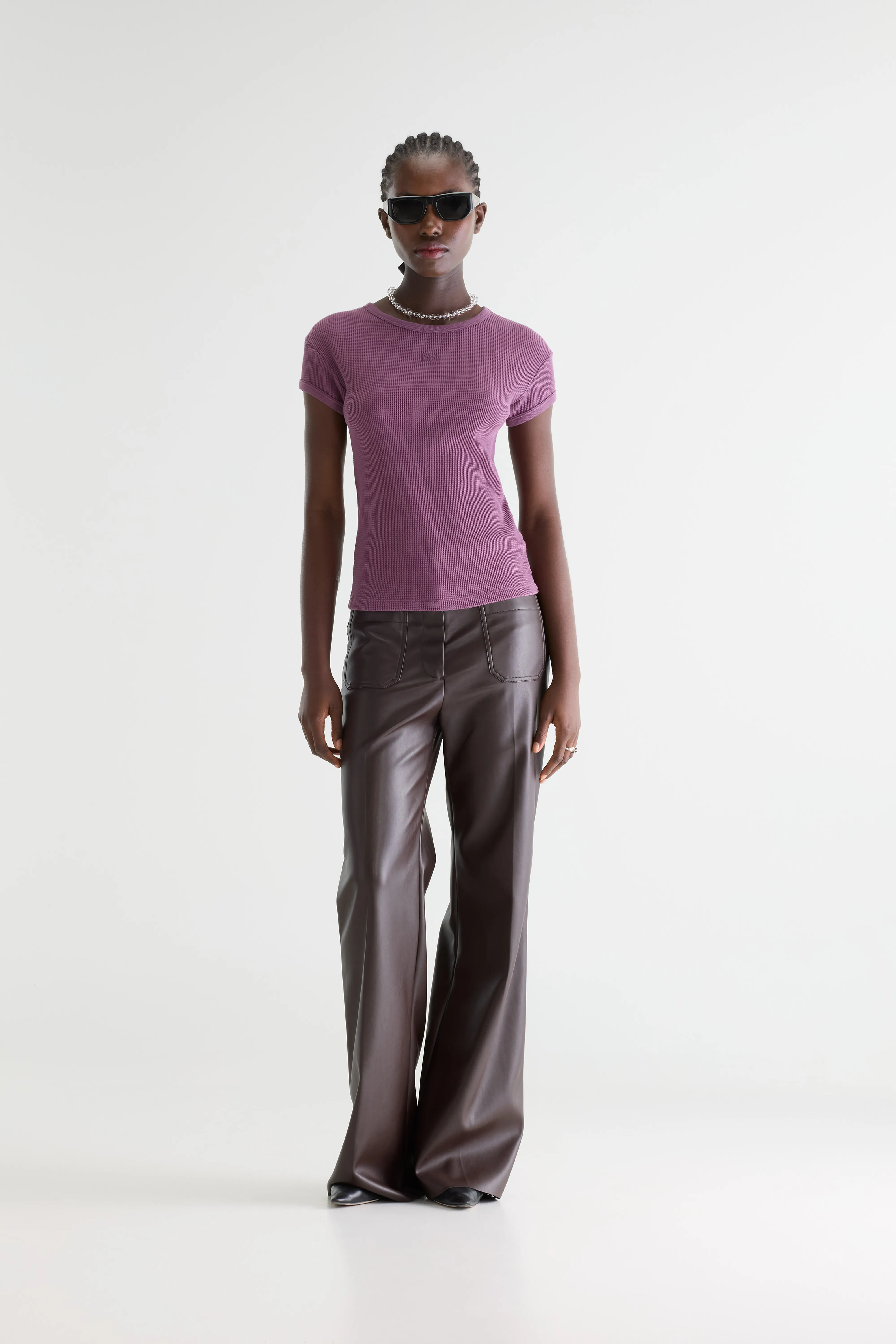Bellerose Mali ribbed t-shirt (261 / W / CROCUS)