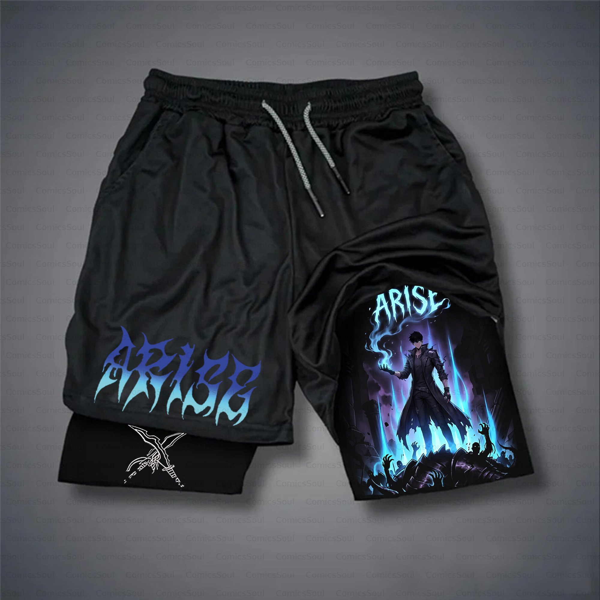 Unisex Casual Anime Streetwear Gym Shorts