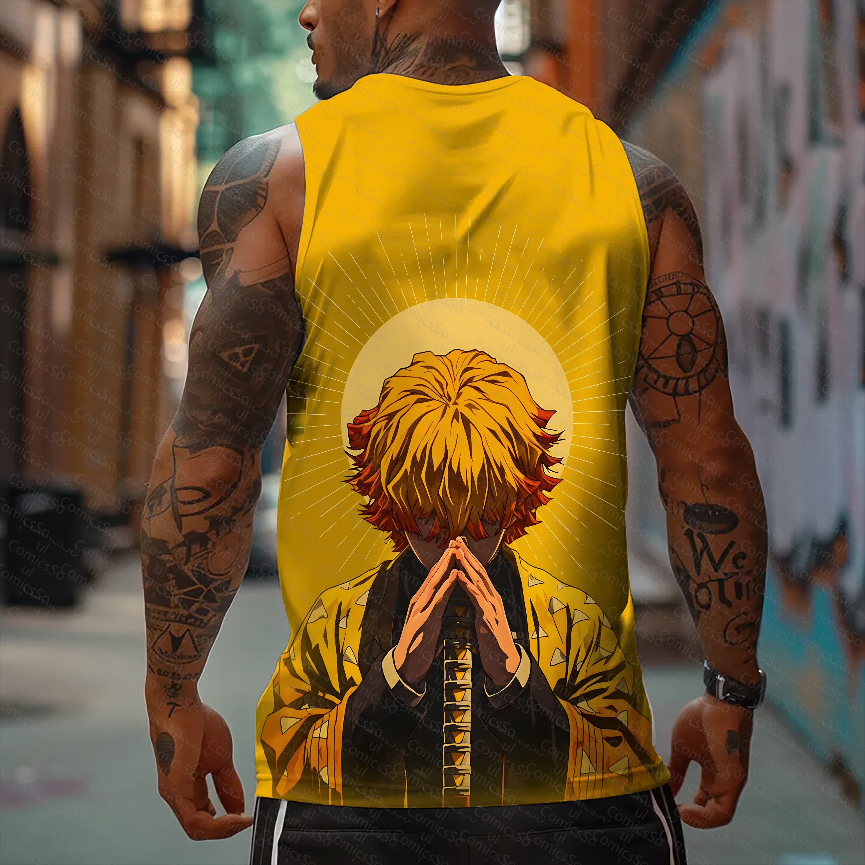 Unisex  “ Comicssoul” Casual Anime  Tank Top