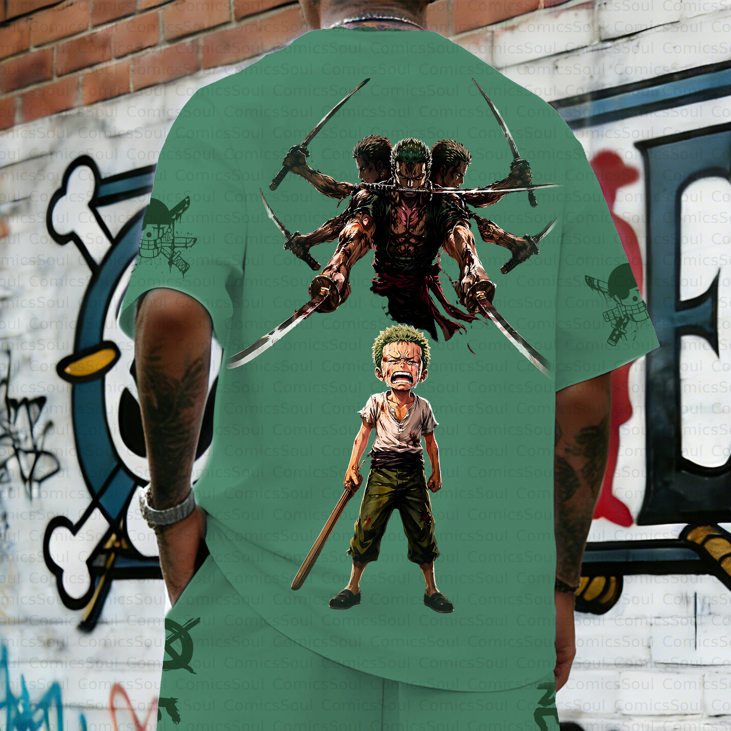 Unisex Anime Inspired Vintage T-Shirt