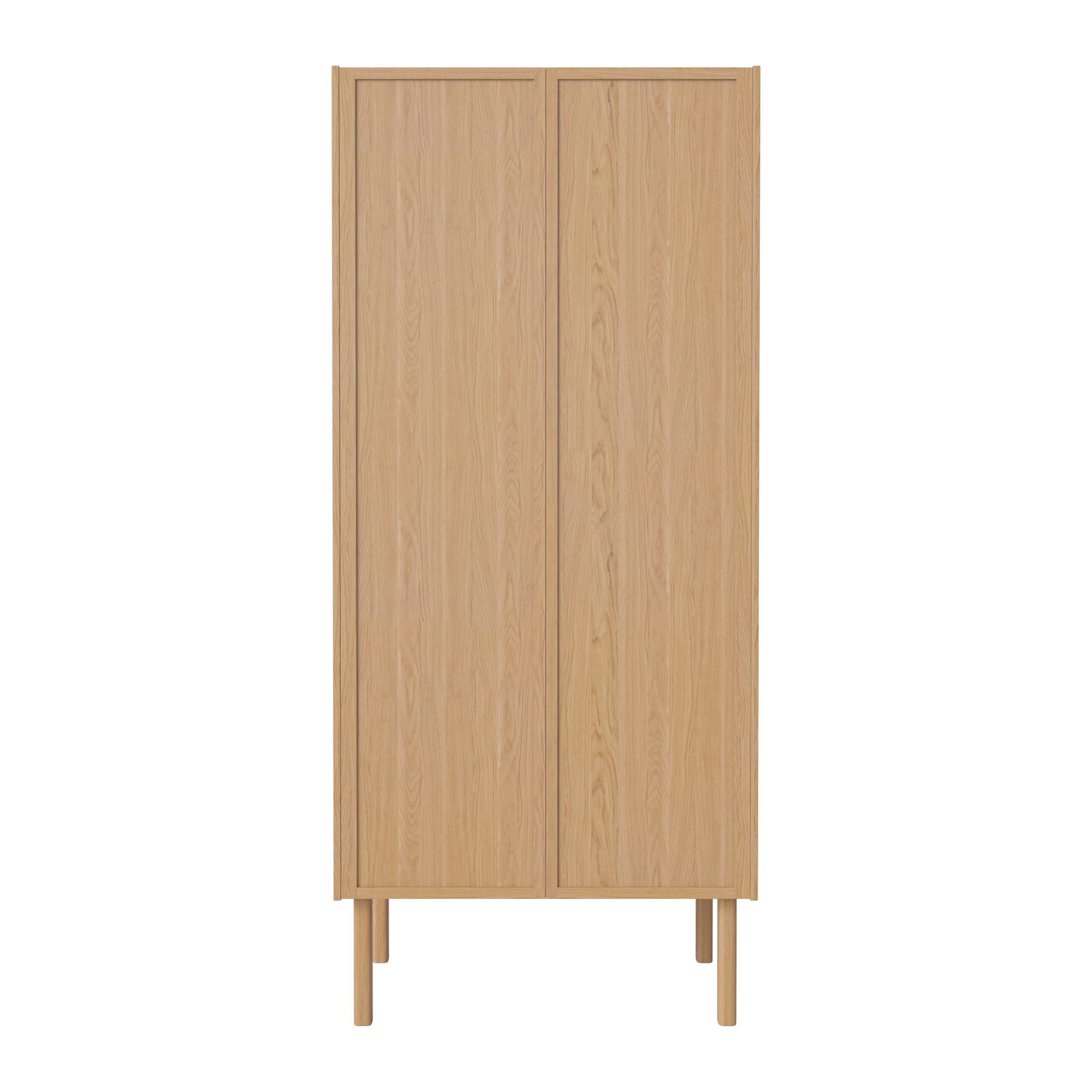 Bolia Cana Kledingkast met Roede en Planken - Geolied Eiken