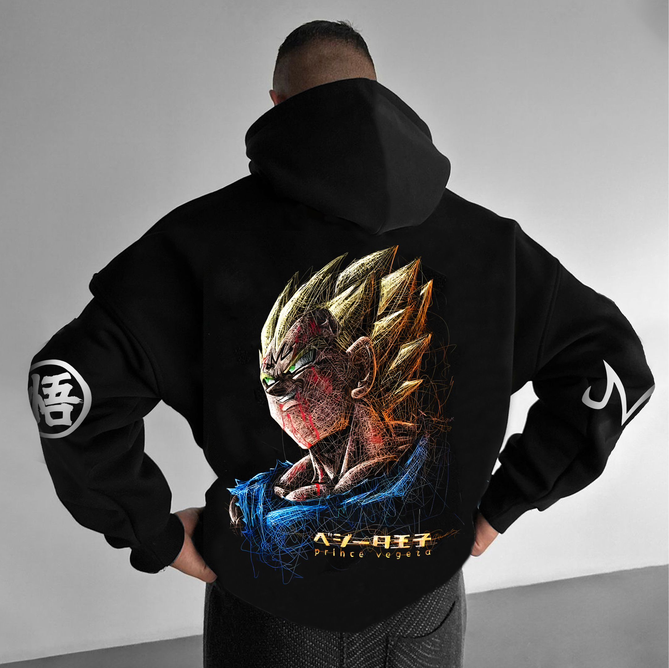 Unisex Anime Graphic Streetwear Vintage Hoodie