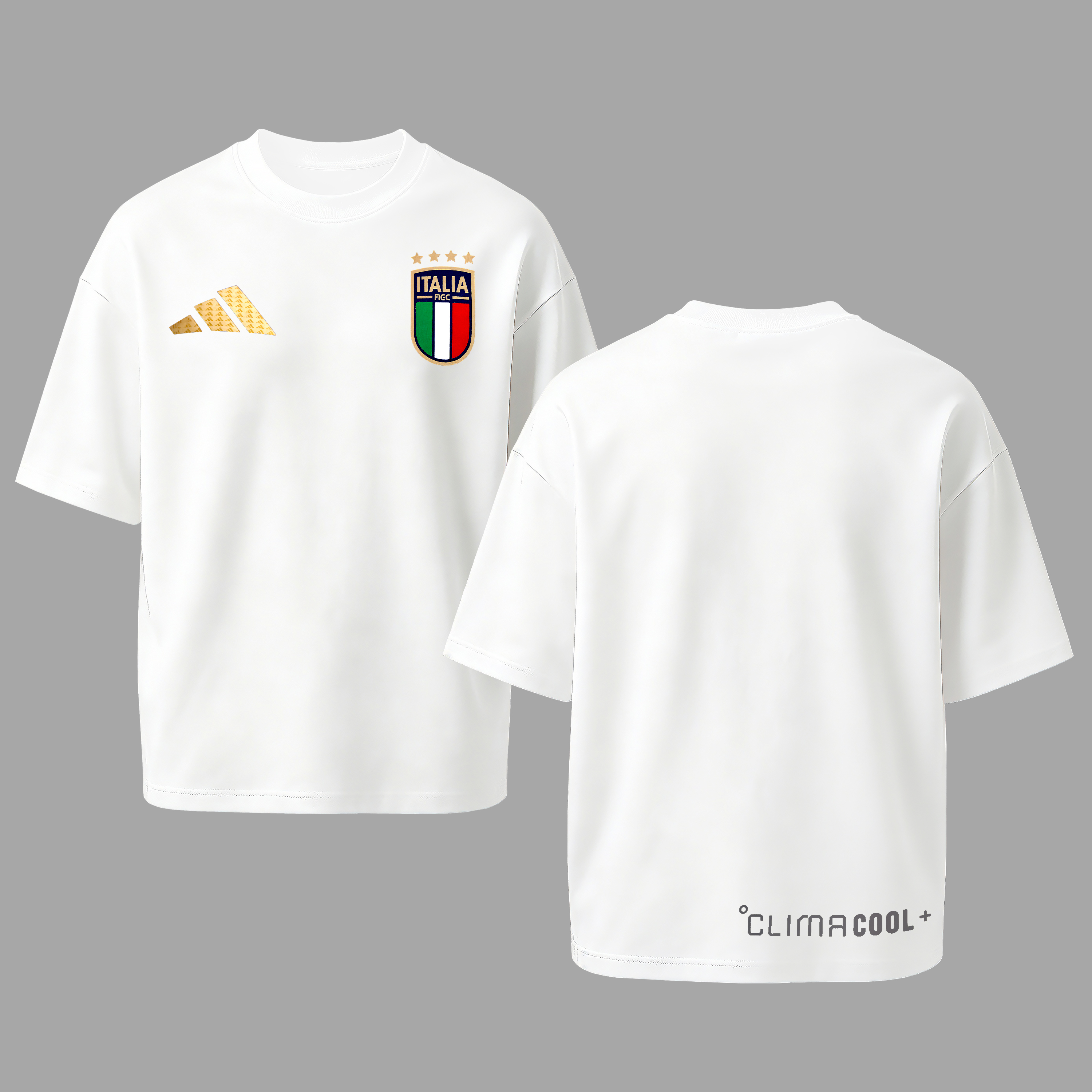 Italy National Team Theme Printed Oversized Unisex T-shirt