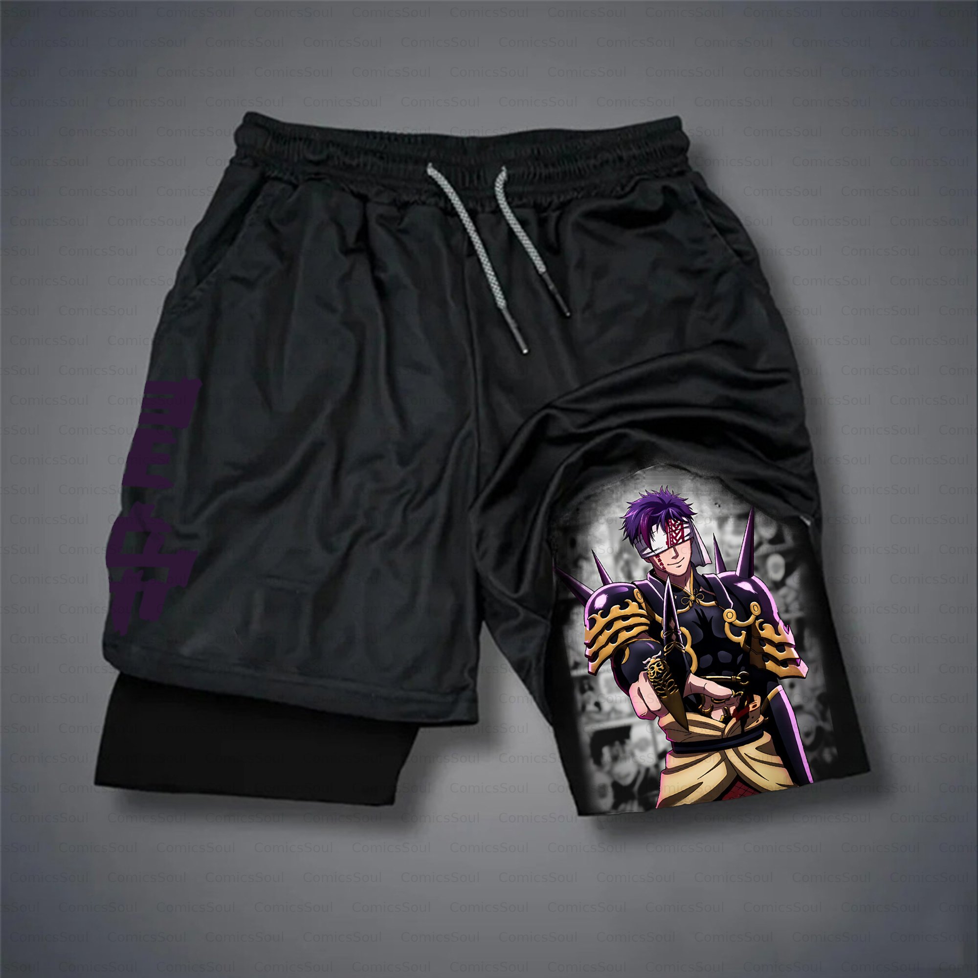 Unisex Casual Anime Streetwear Gym Shorts