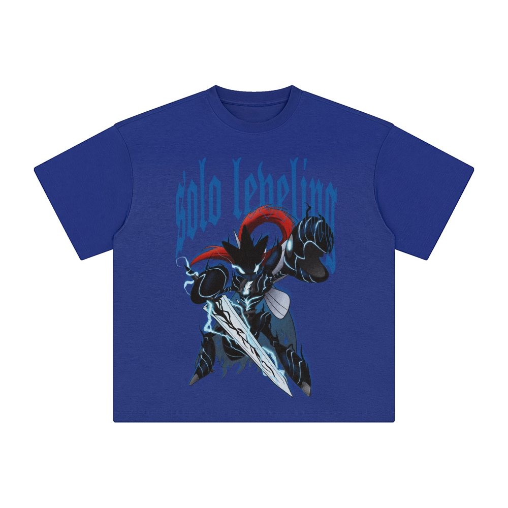 Unisex Anime Inspired Washed  Vintage T-Shirt