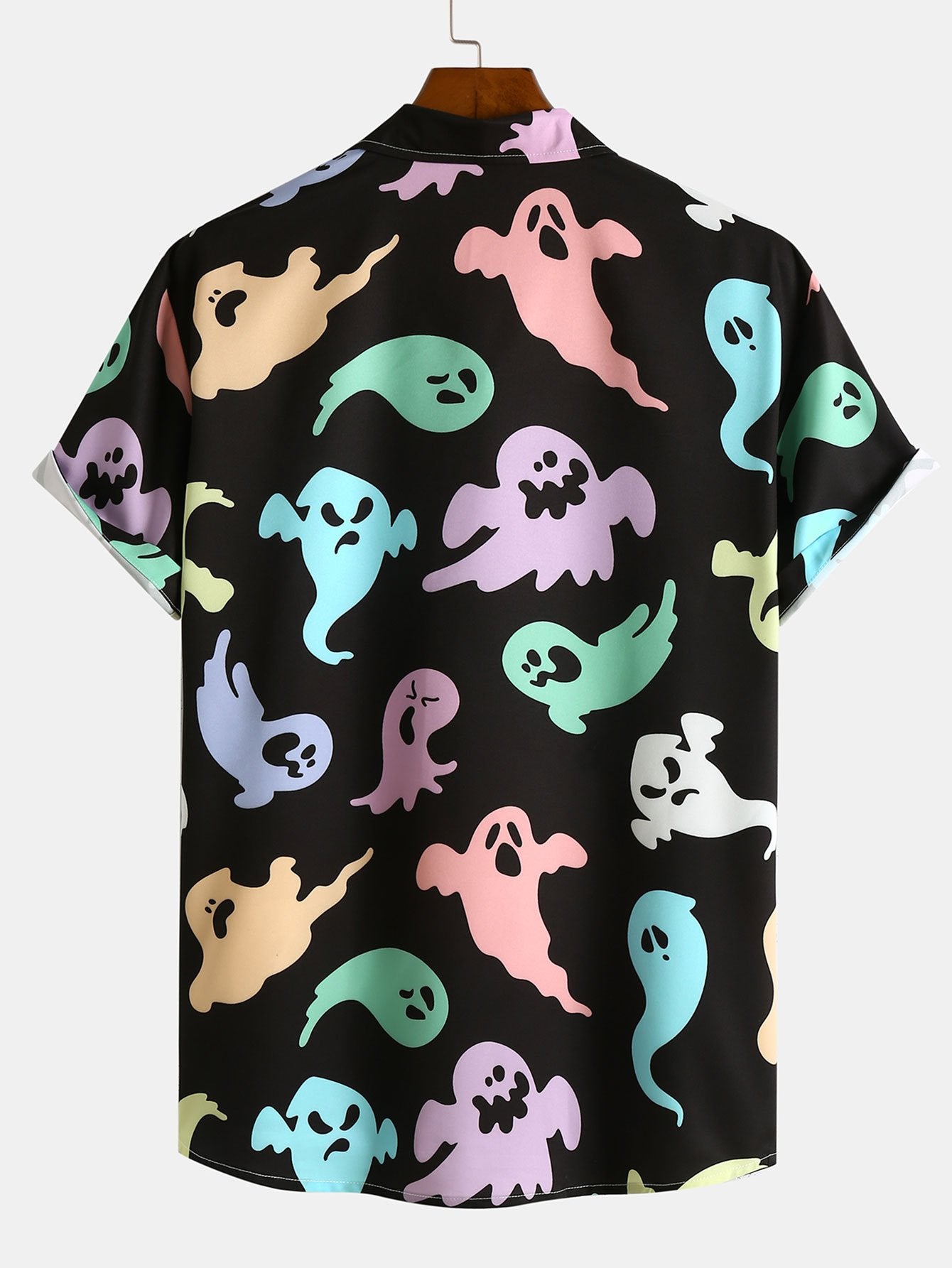 Funny Ghost Print Shirt