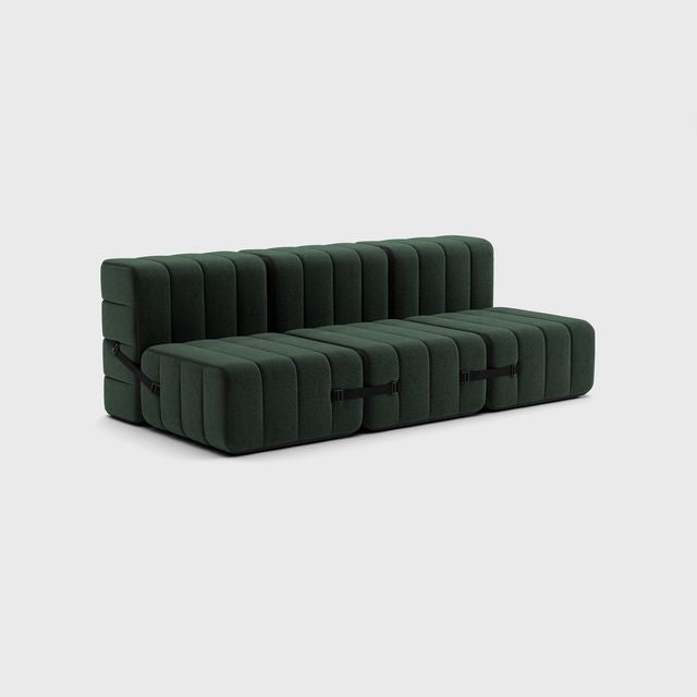 Curt-Set 6 - e.g. Flexibele 3-zitter - Dama - 0061 (Dark Groen)