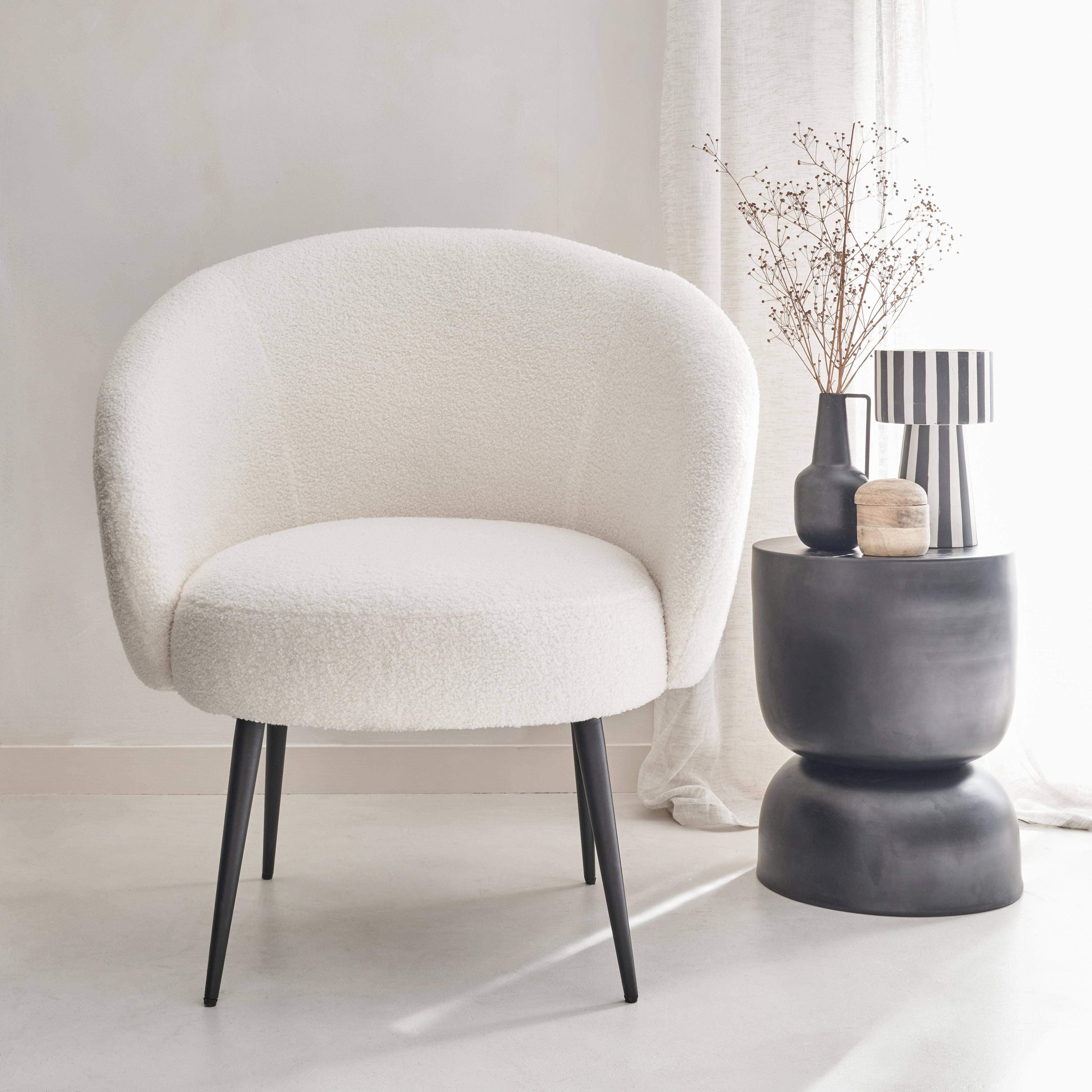 Hima - Sillón borreguito de diseño acogedor