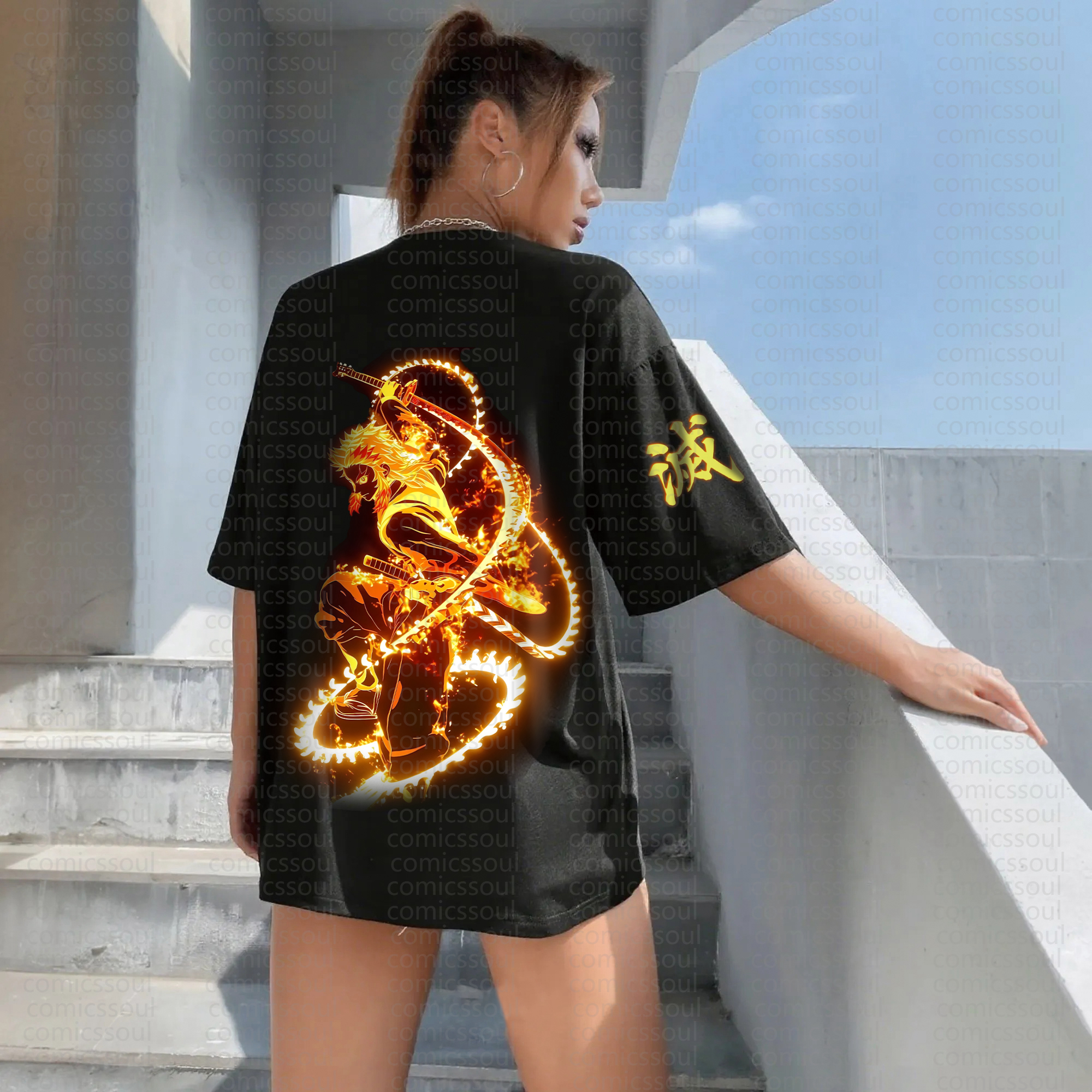 Unisex Anime Inspired Vintage T-Shirt | Comicssoul
