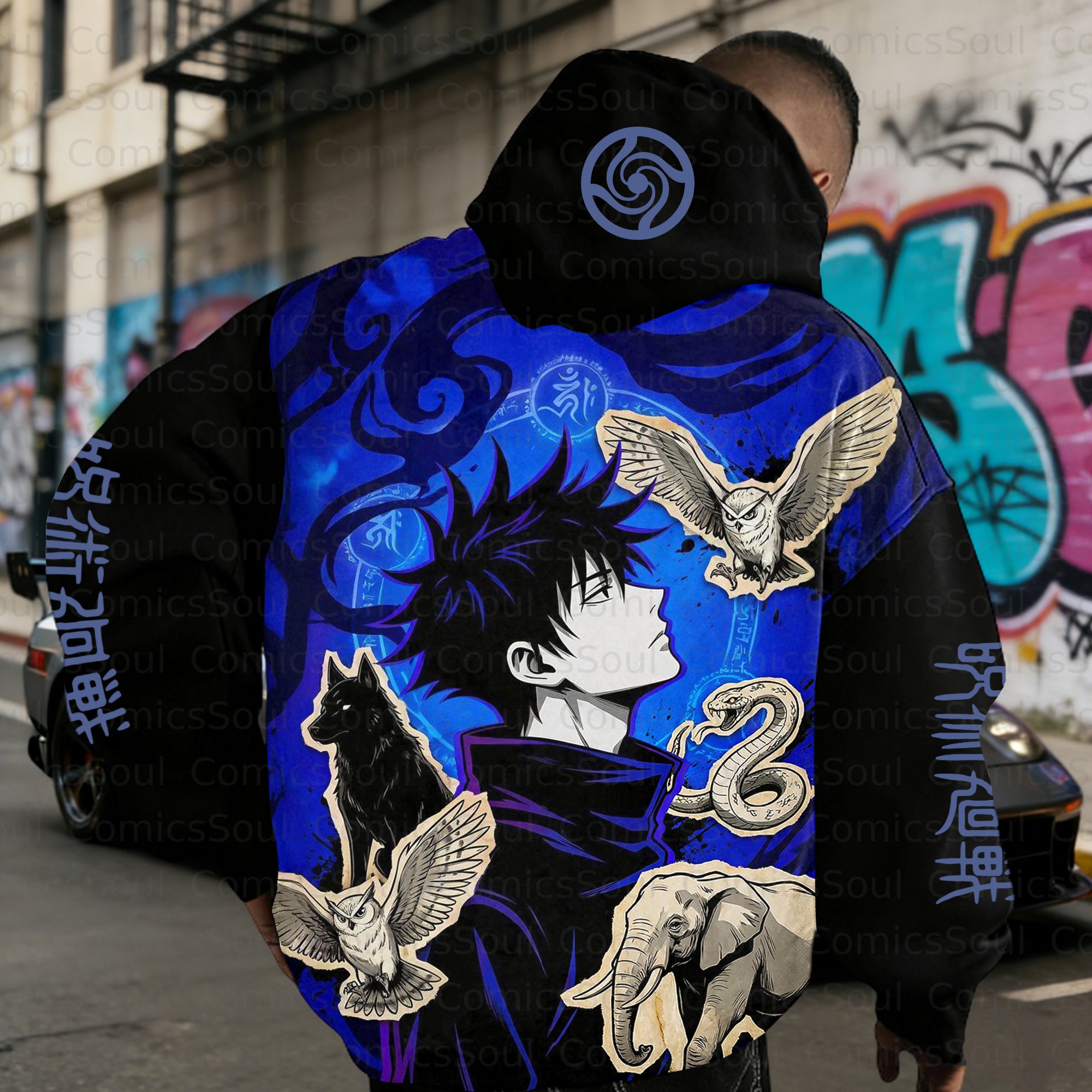 Unisex Graphic Streetwear Vintage Plush  Hoodie