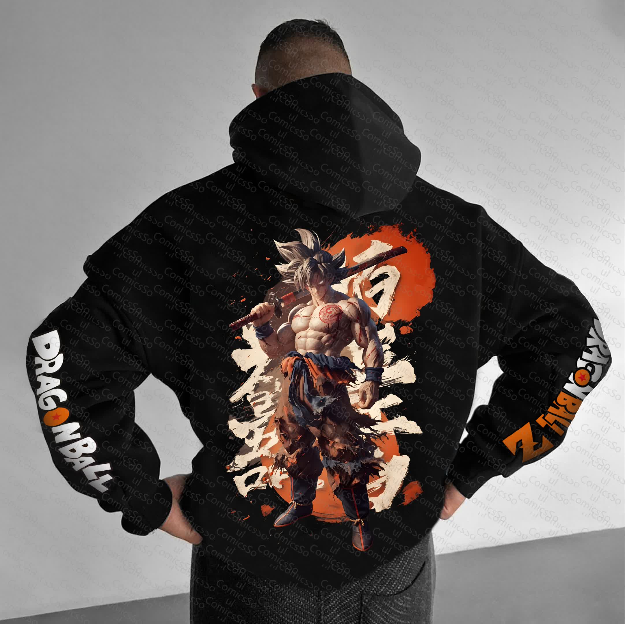 Unisex “Comicssoul” Anime Graphic Streetwear Vintage Hoodie