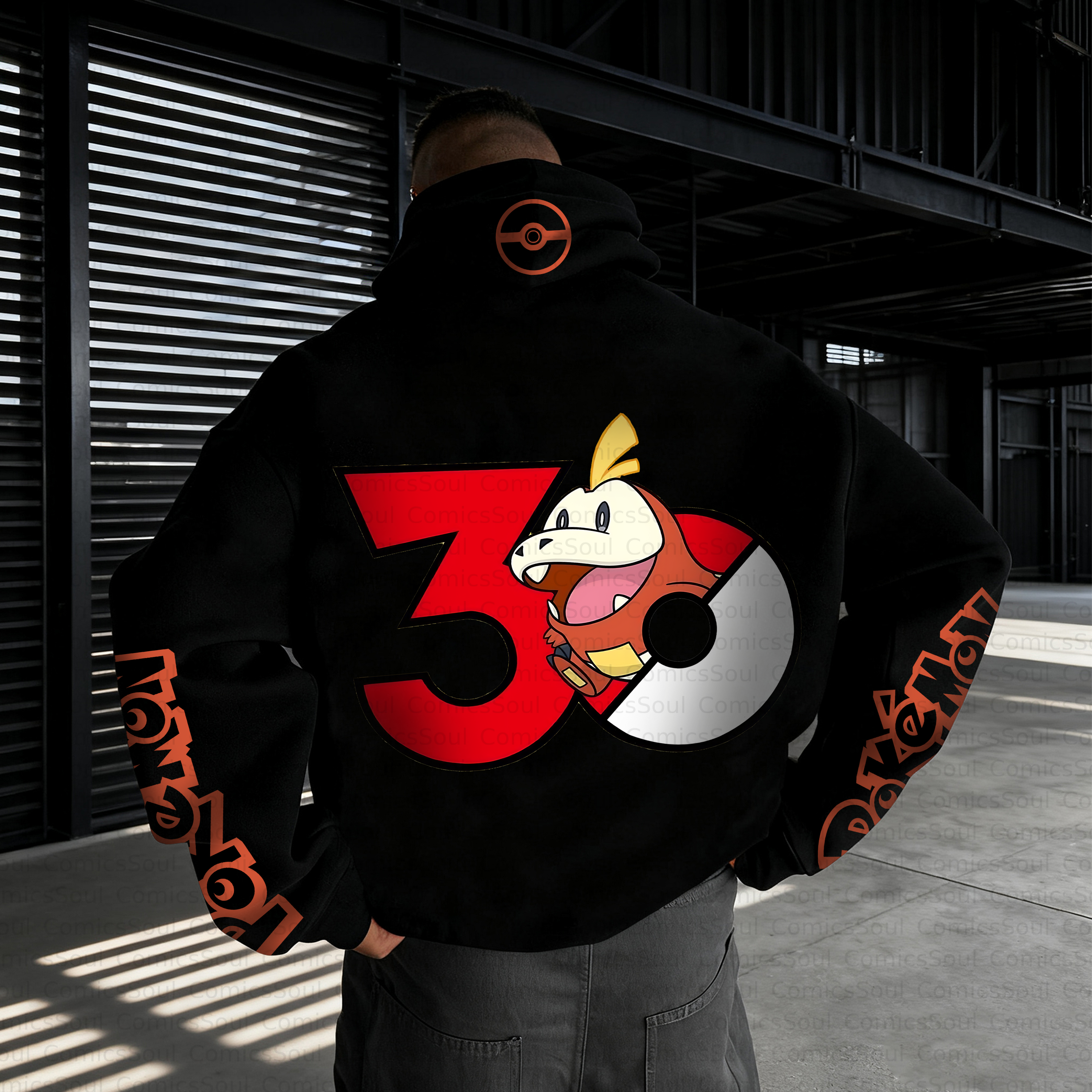 Unisex Anime Inspired Vintage Plush Hoodie