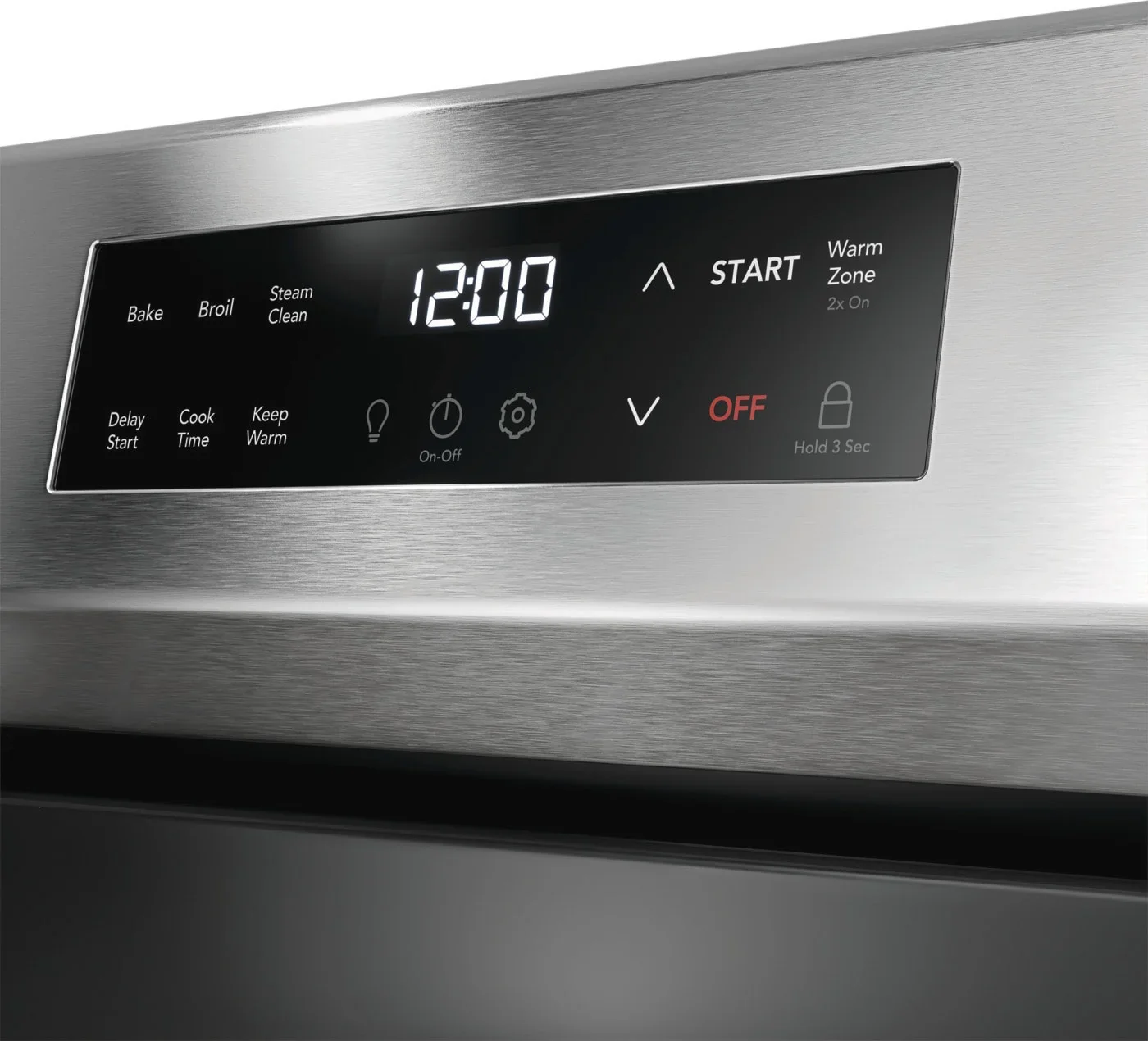 Frigidaire FCRE3062AS 30" Electric Range with Steam Clean, Stainless Steel