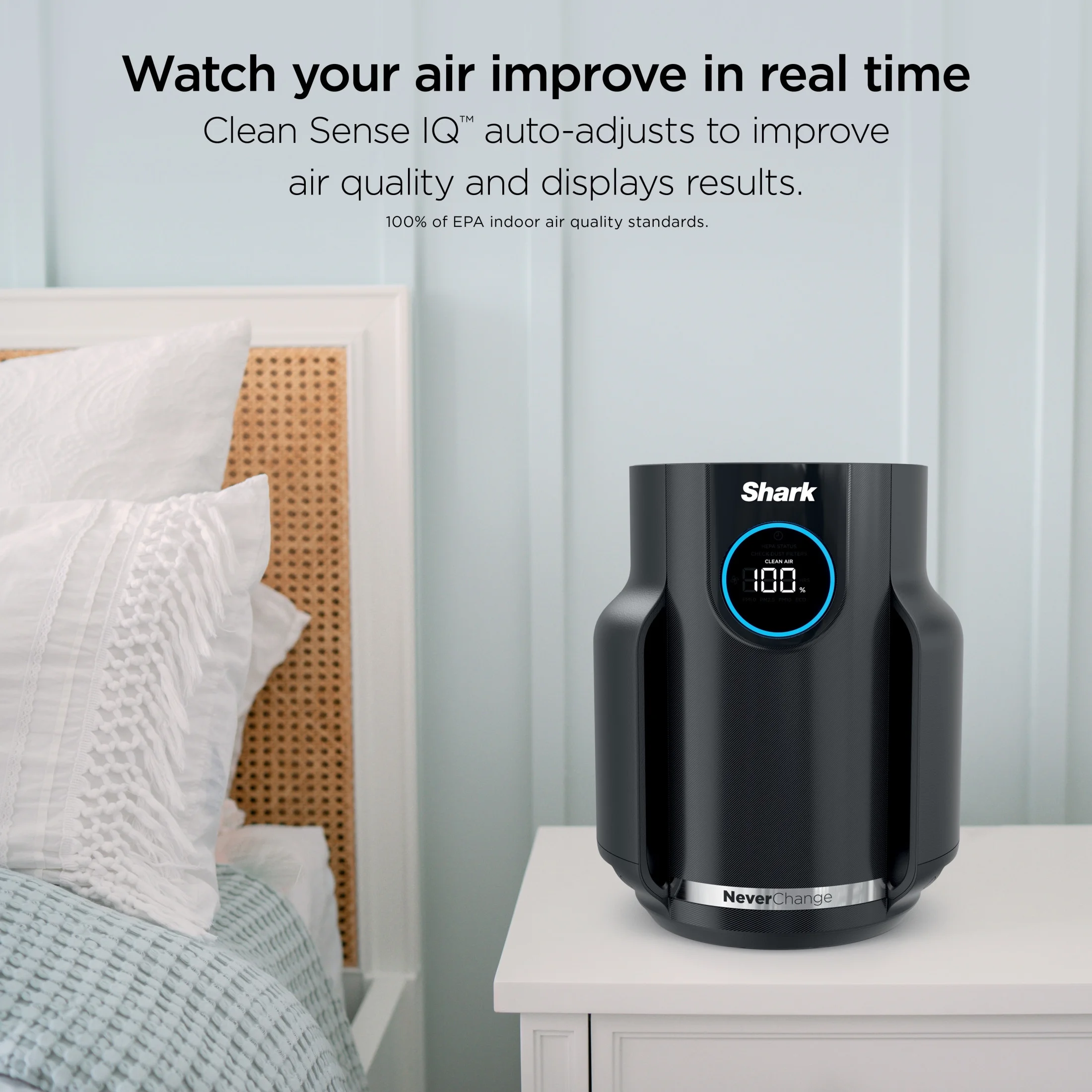 Shark NeverChange Air Purifier Compact Pro, HEPA Filter, HP070 - Image 3