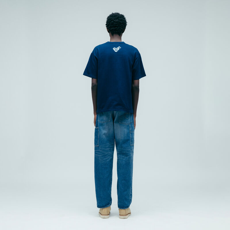 HUMAN MADE INDIGO DYE T-SHIRT