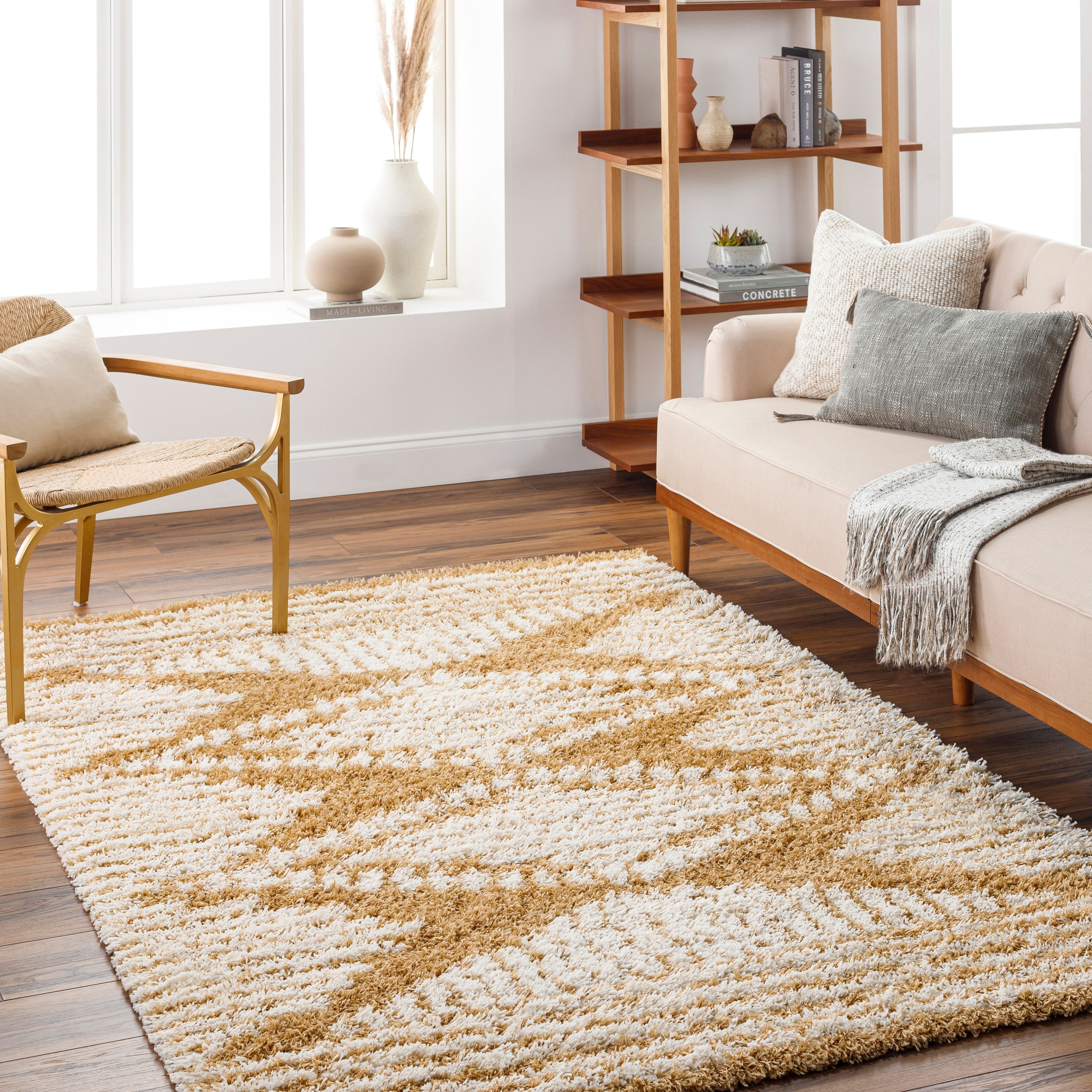 Blokker Sable Vloerkleed 160 x 220 cm - Oker