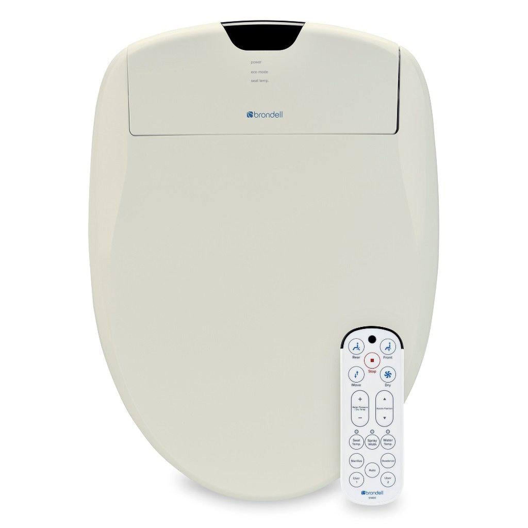Brondell Swash 1400 Biscuit Luxury Bidet Toilet Seat - Elongated(Biscuit/Elongated)