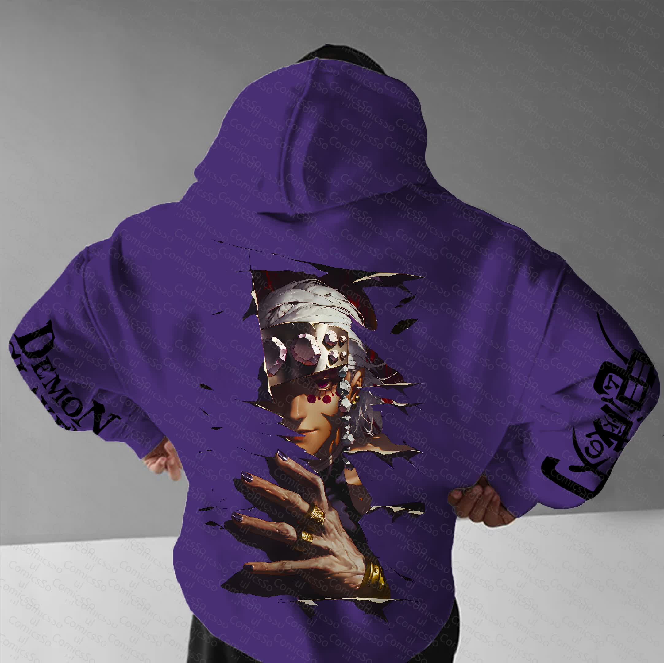 Unisex “Comicssoul” Anime Graphic Streetwear Vintage Hoodie