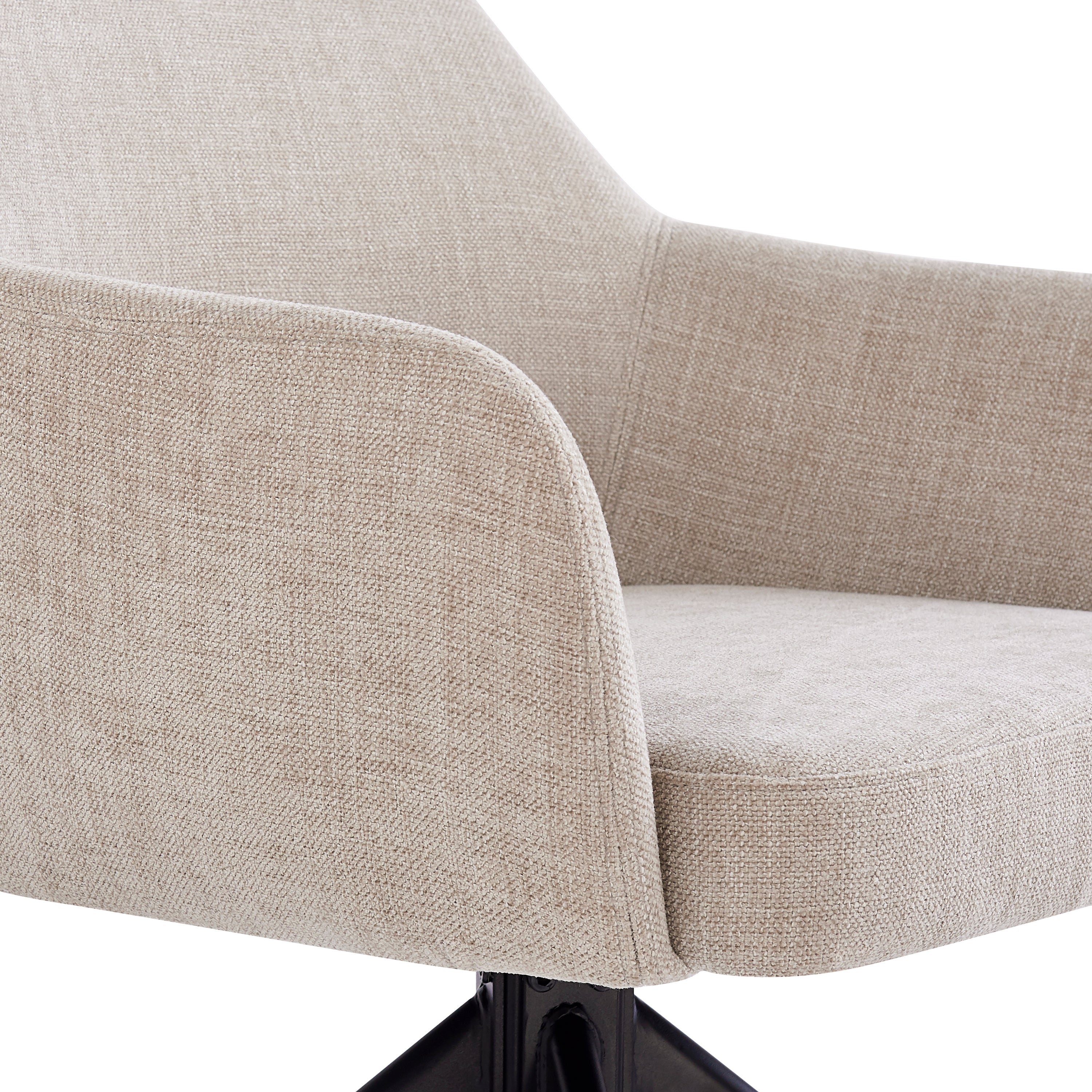 Blokker Gap Draaibare Eetkamerstoel - Beige / Zwart