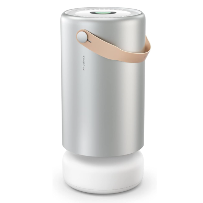 WAYFAIR Molekule Air Pro Air Purifier For Large Rooms Up To 1000Sq. Ft. With PECO Technology, Compatible With Alexa, Eliminates Smoke, Mold, Bacteria & Other Pollutants For Clean Air ?C Silver (Renewed)