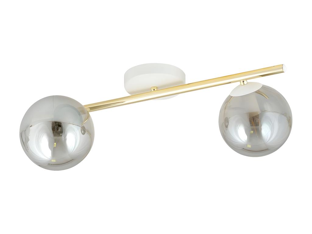 Lámpara de Techo Splendi, Oro, 55x20x29 cm, Mubdelu