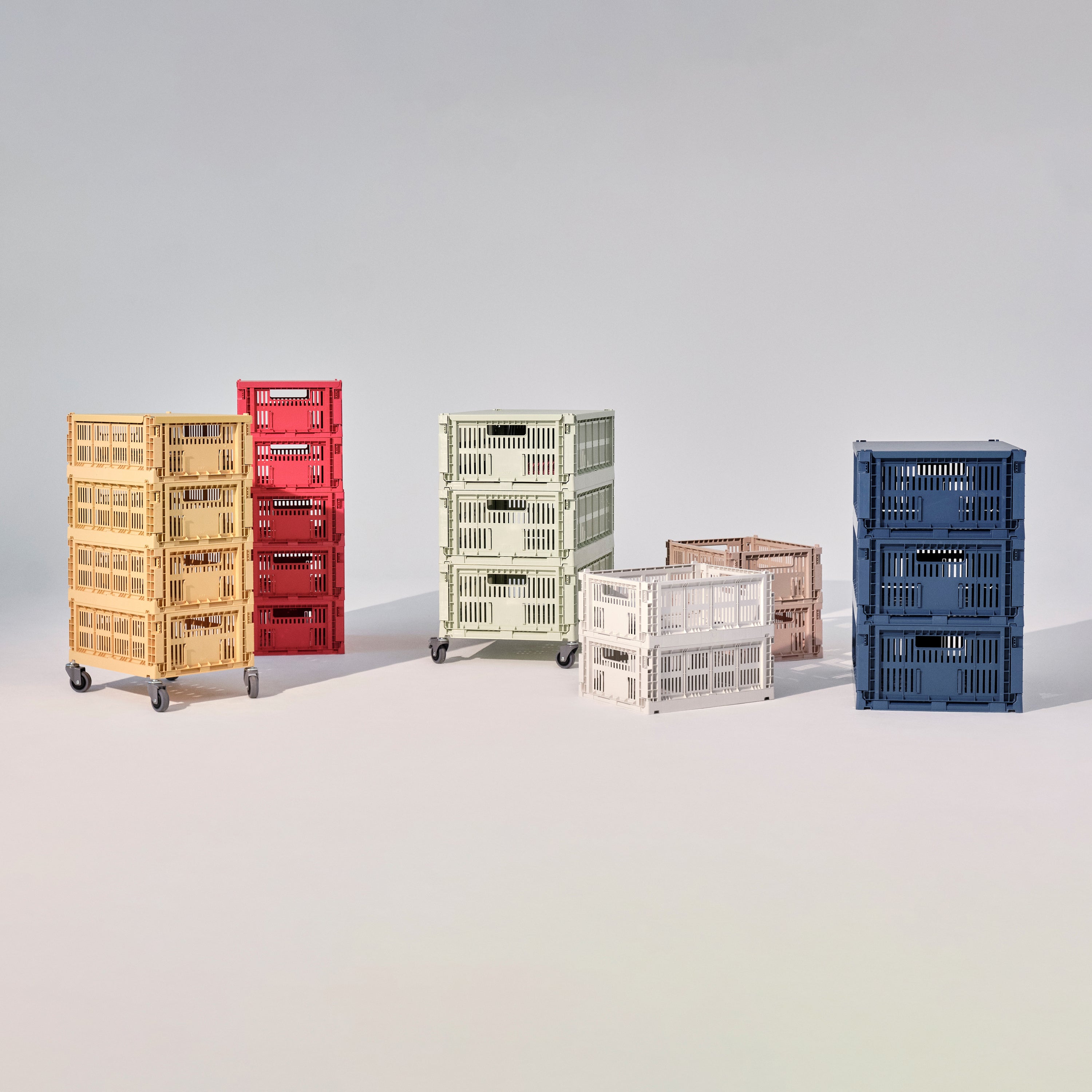 HAY Colour Crates Krat Deksel L - Rechthoekig - Off-White