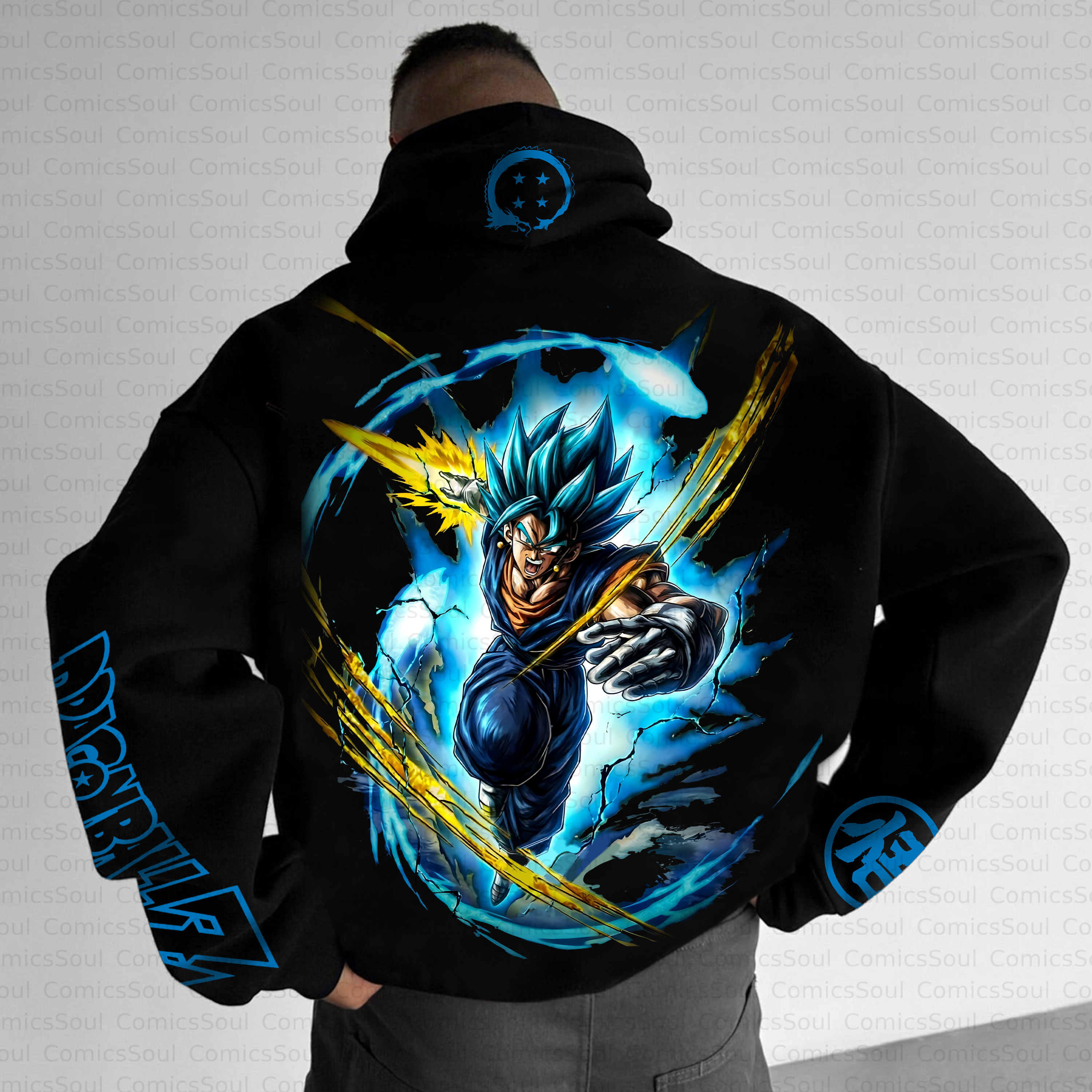 Unisex Anime Inspired Vintage Plush Hoodie
