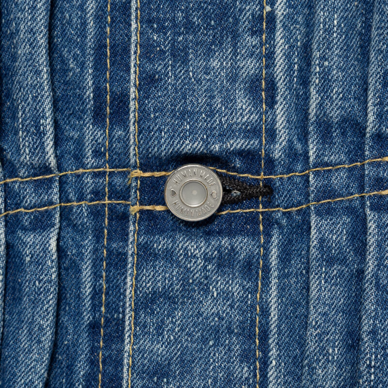 HUMAN MADE EMBROIDERED DENIM WORK JACKET