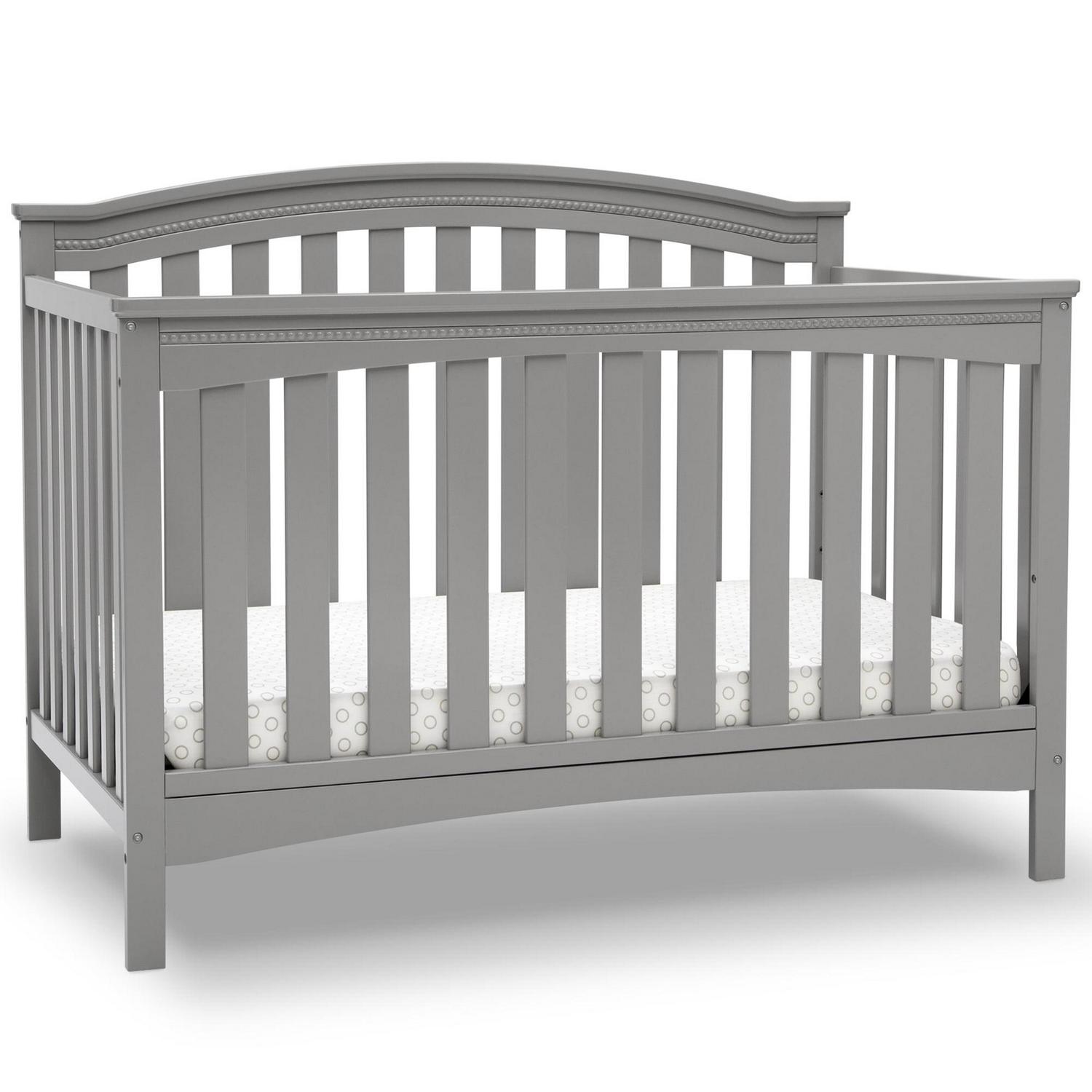 Delta Children Waverly 6-in-1 Convertible Baby Crib. Grey - Image 9