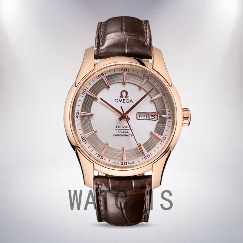 Omega De Ville 41mm Men 431.63.41.22.02.001 Automatic Leather Strap