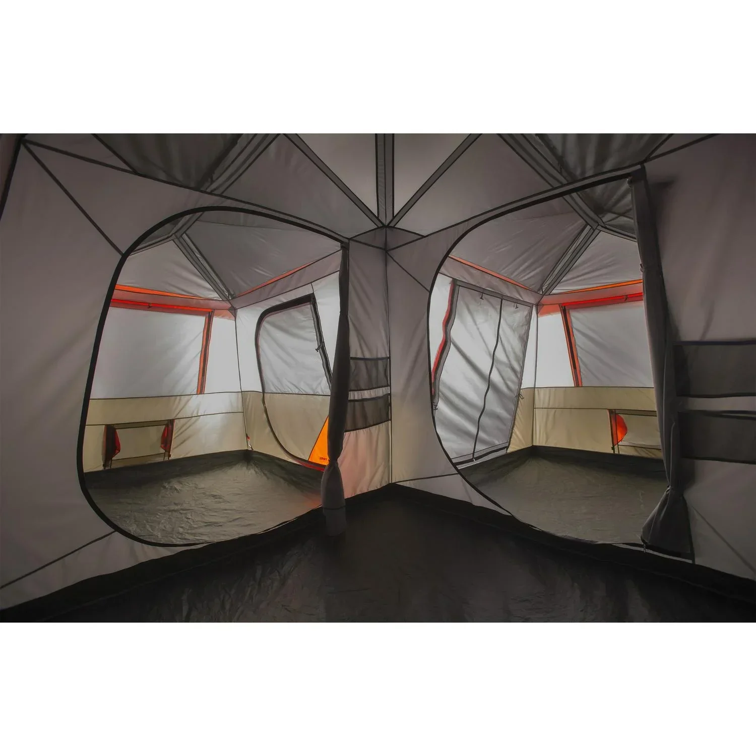 Ozark Trail 12-Person 3-Room Instant Cabin Tent, 16 x 16 Feet - WMT-161682B - Image 4 Ozark Trail 12-Person 3-Room Instant Cabin Tent, 16 x 16 Feet - WMT-161682B - Image 4