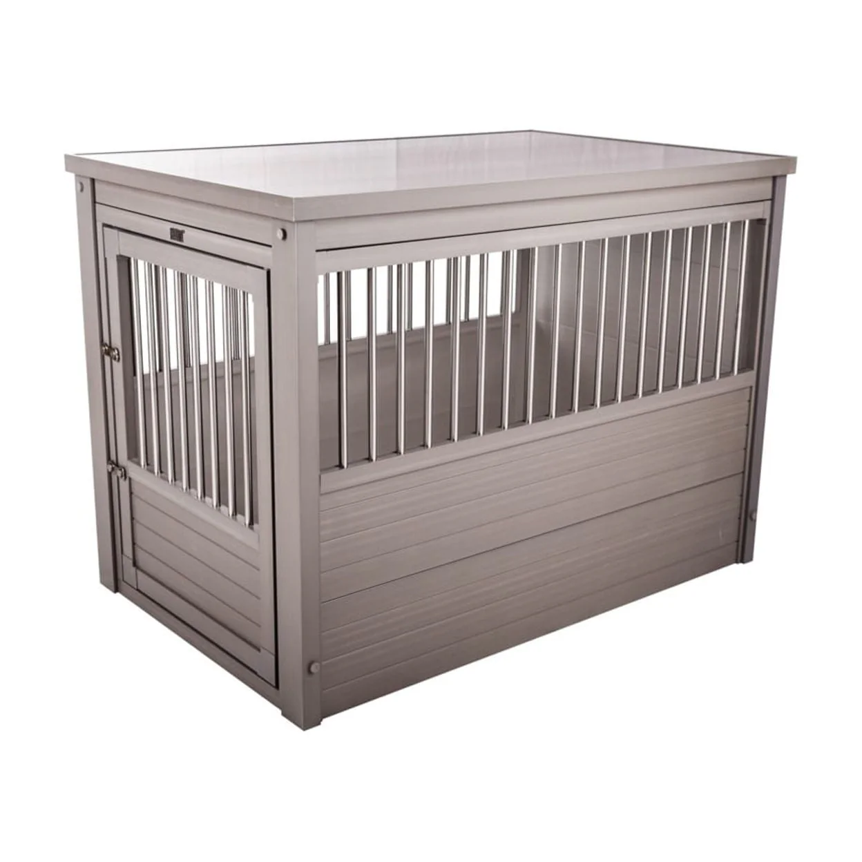 ECOFLEX® Dog Crate End Table - Grey Large - Image 5