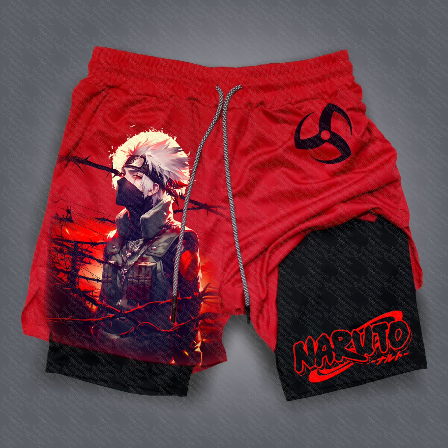 Unisex   Casual Anime Streetwear Shorts