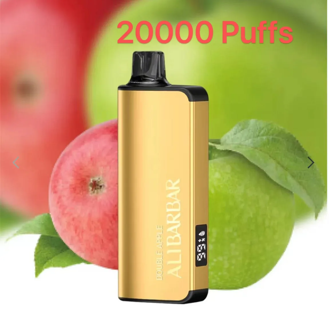Double Apple & Alibarbar Ingot 20000 Puffs 100% Nicotine-Free