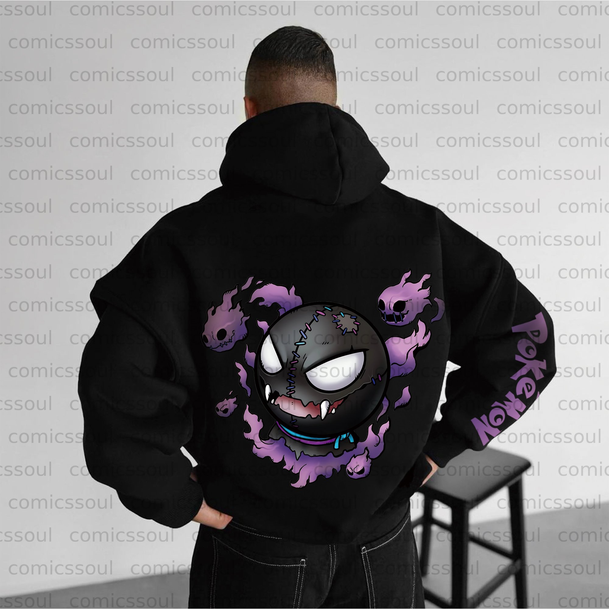 Unisex Anime Graphic Streetwear Vintage Hoodie