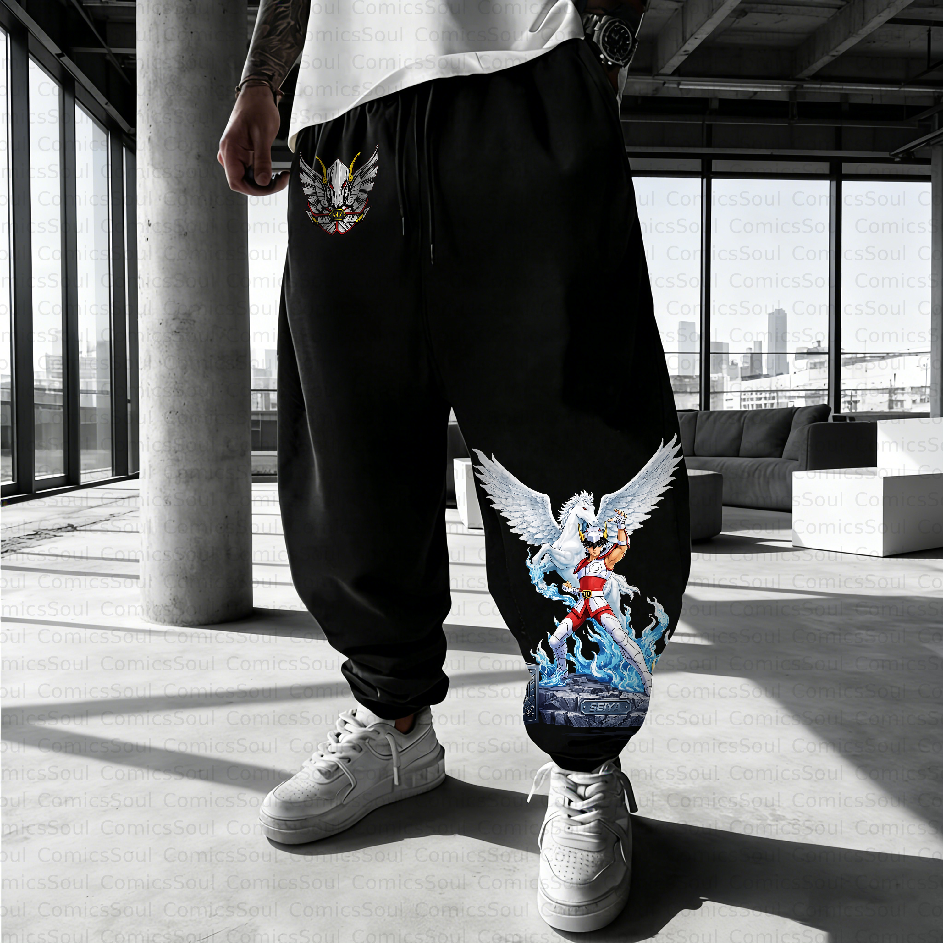 Unisex Casual Anime Streetwear Pant