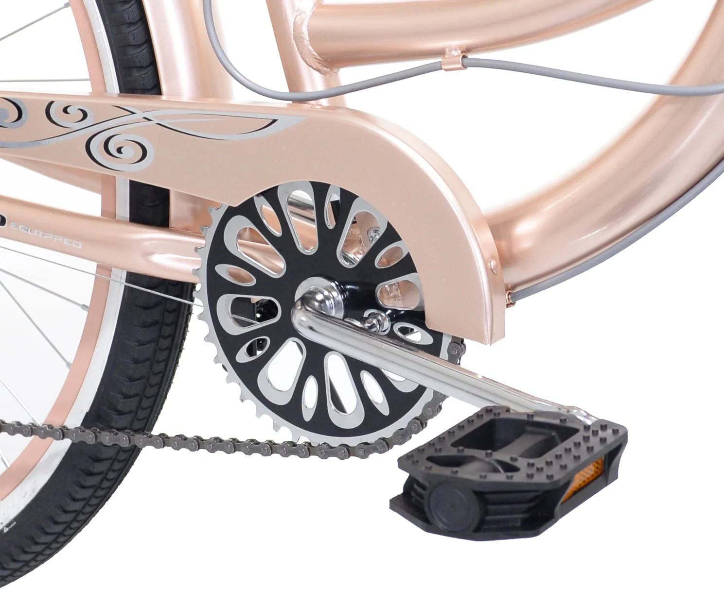 Kent 26 in. Bayside Women's Cruiser Bike, Rose Gold - Image 8