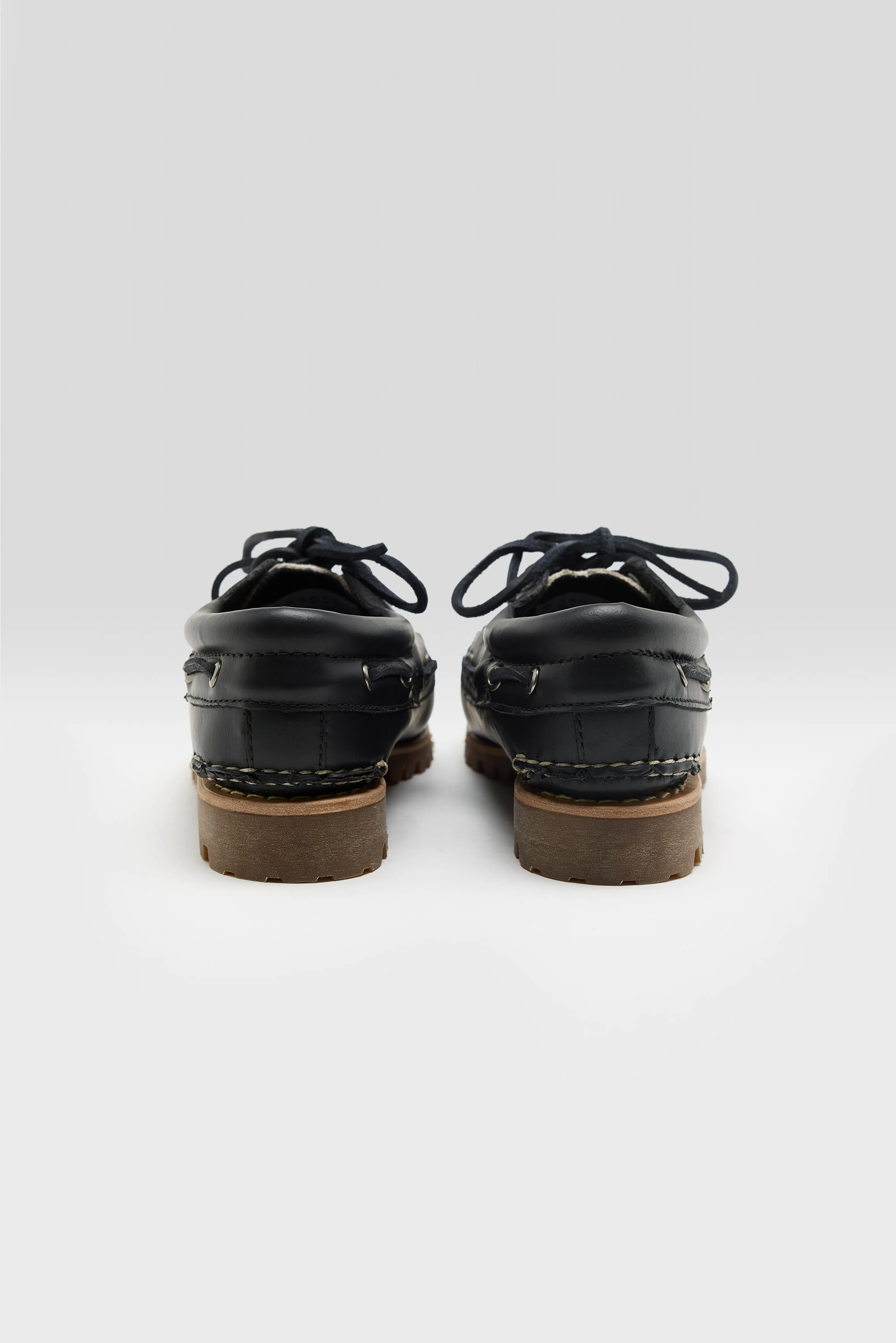 Bellerose Authentic Boat Shoes for Women  (261 / W / BLACK)