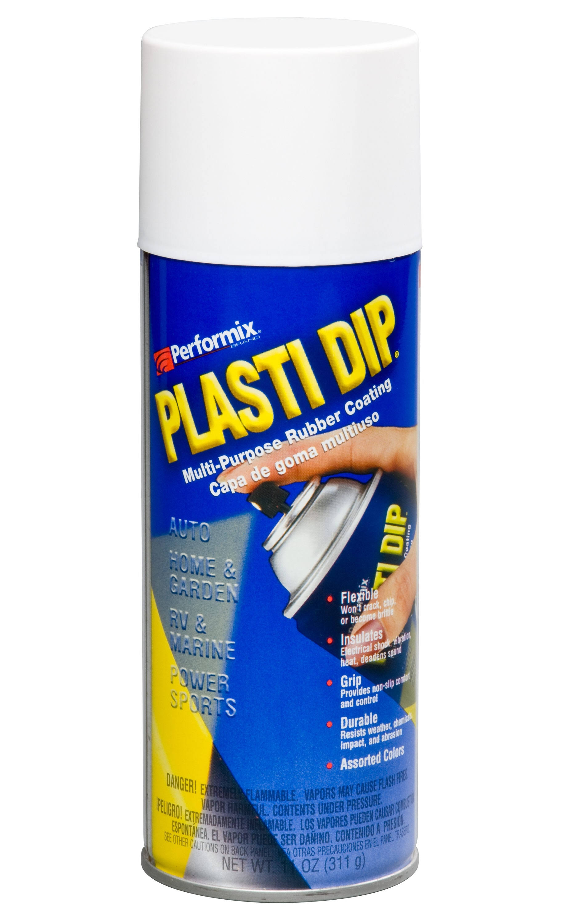 Plasti Dip Multi Purpose Rubber Coating, White, 11 oz.(White)