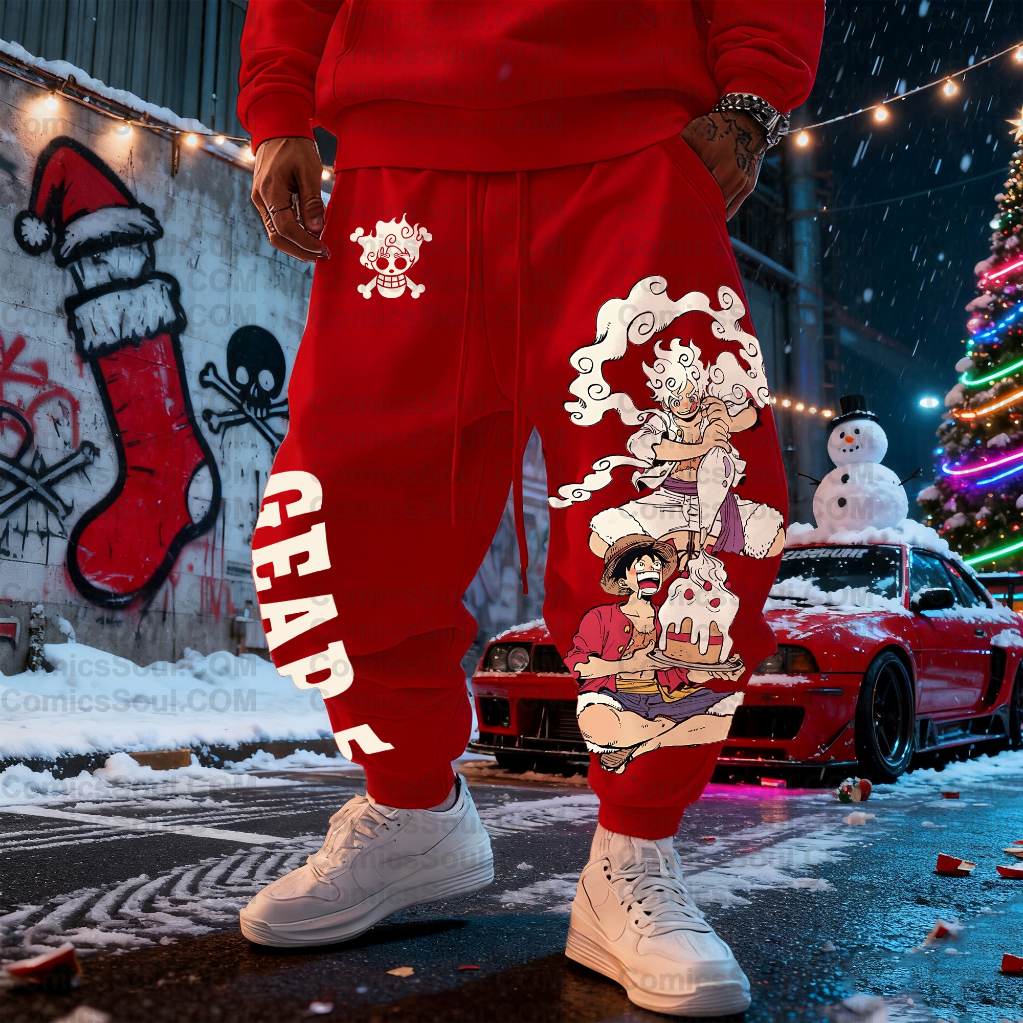 top sellerUnisex Casual Anime Streetwear Pants TeeThreads Sustain the Scene with Custom Apparel