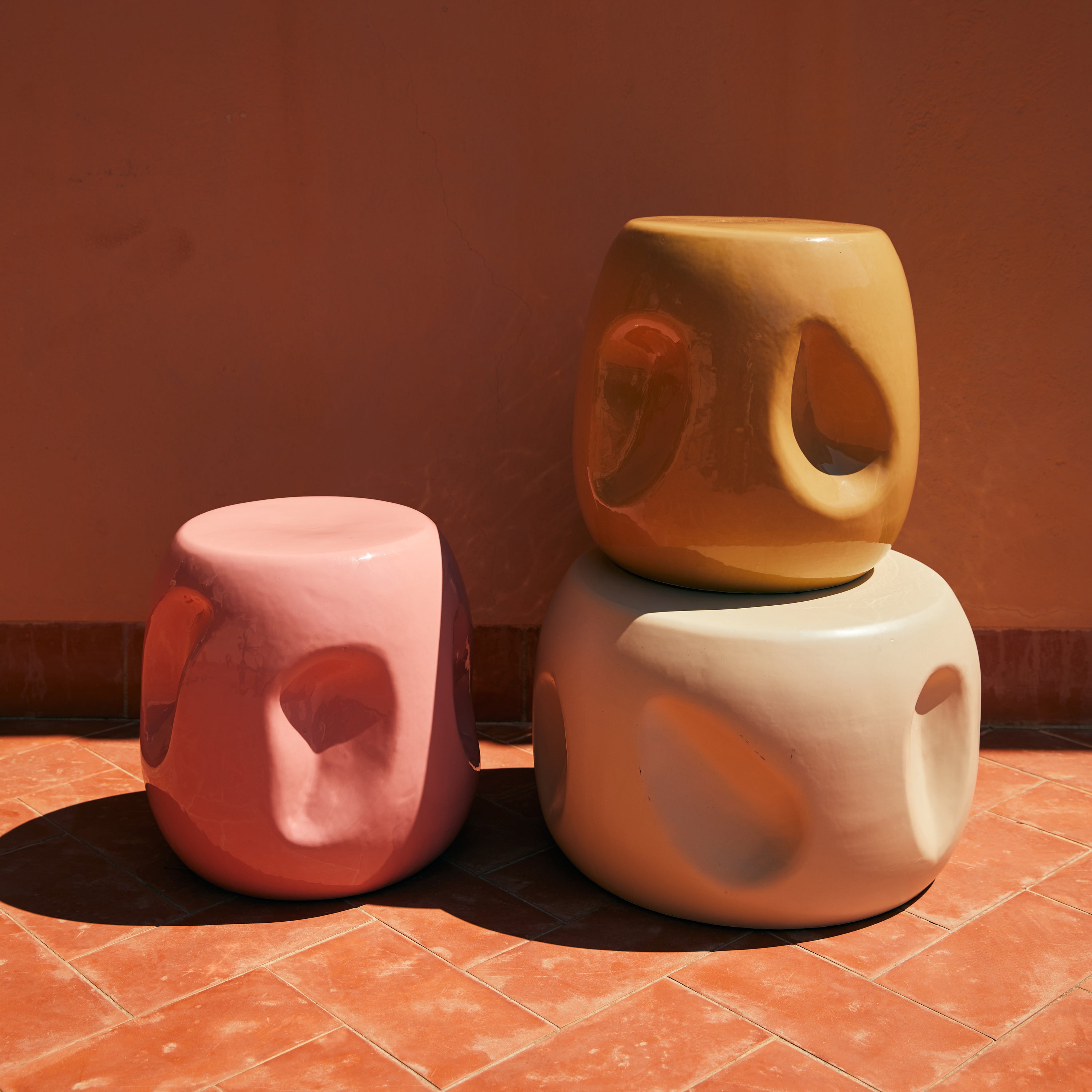 HKliving Currents Bijzettafel - Coral