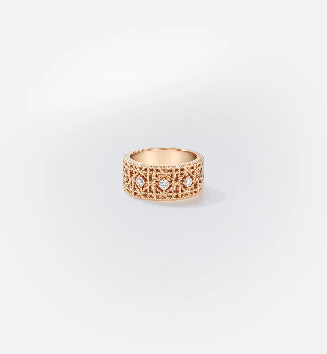 Replicate My Dior Ring Pink Gold and Diamonds(1:1 replica) - Original Replica Club