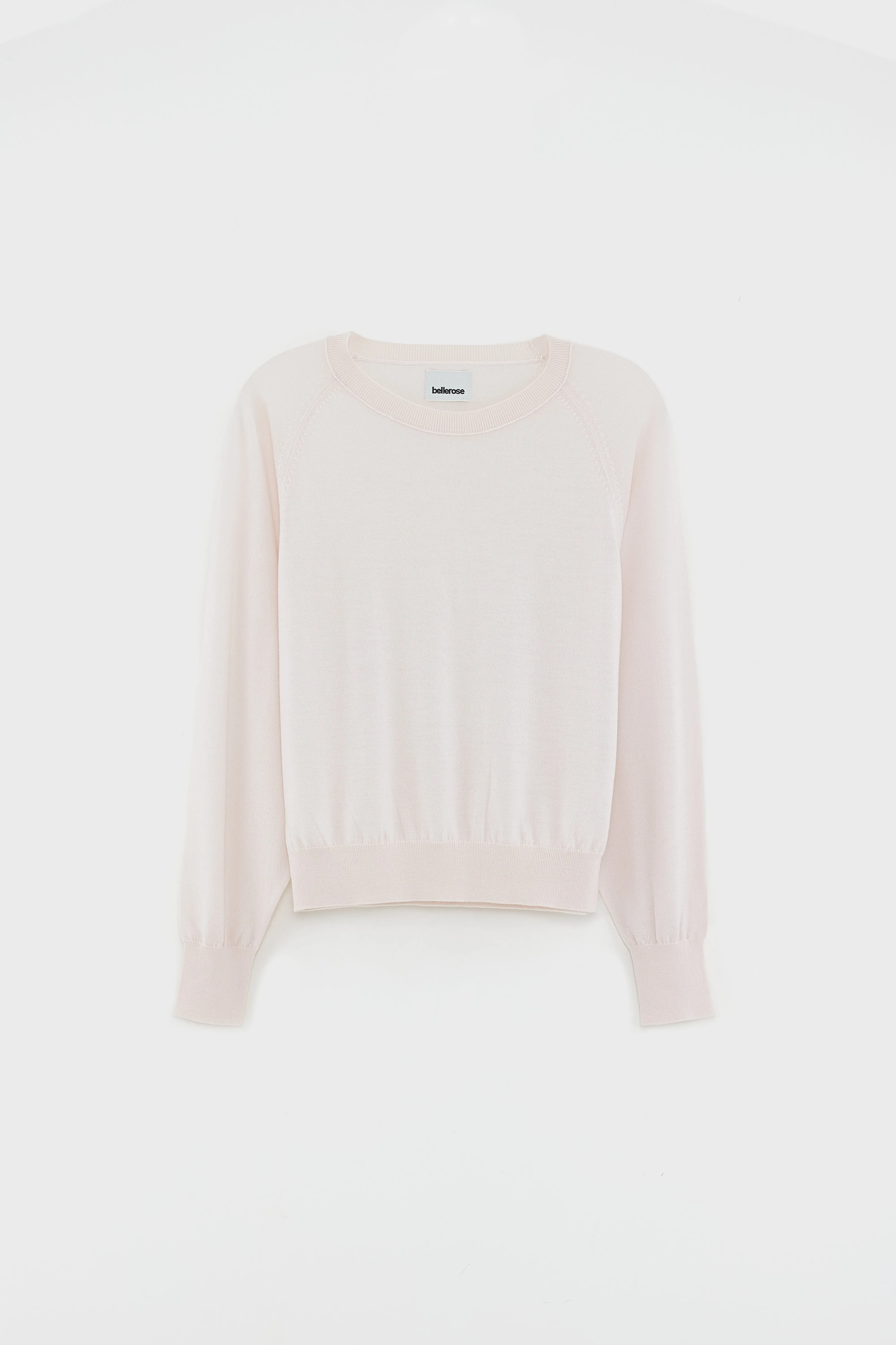 Bellerose Delen classic crewneck ivory white sweater (252 / W / IVORY)