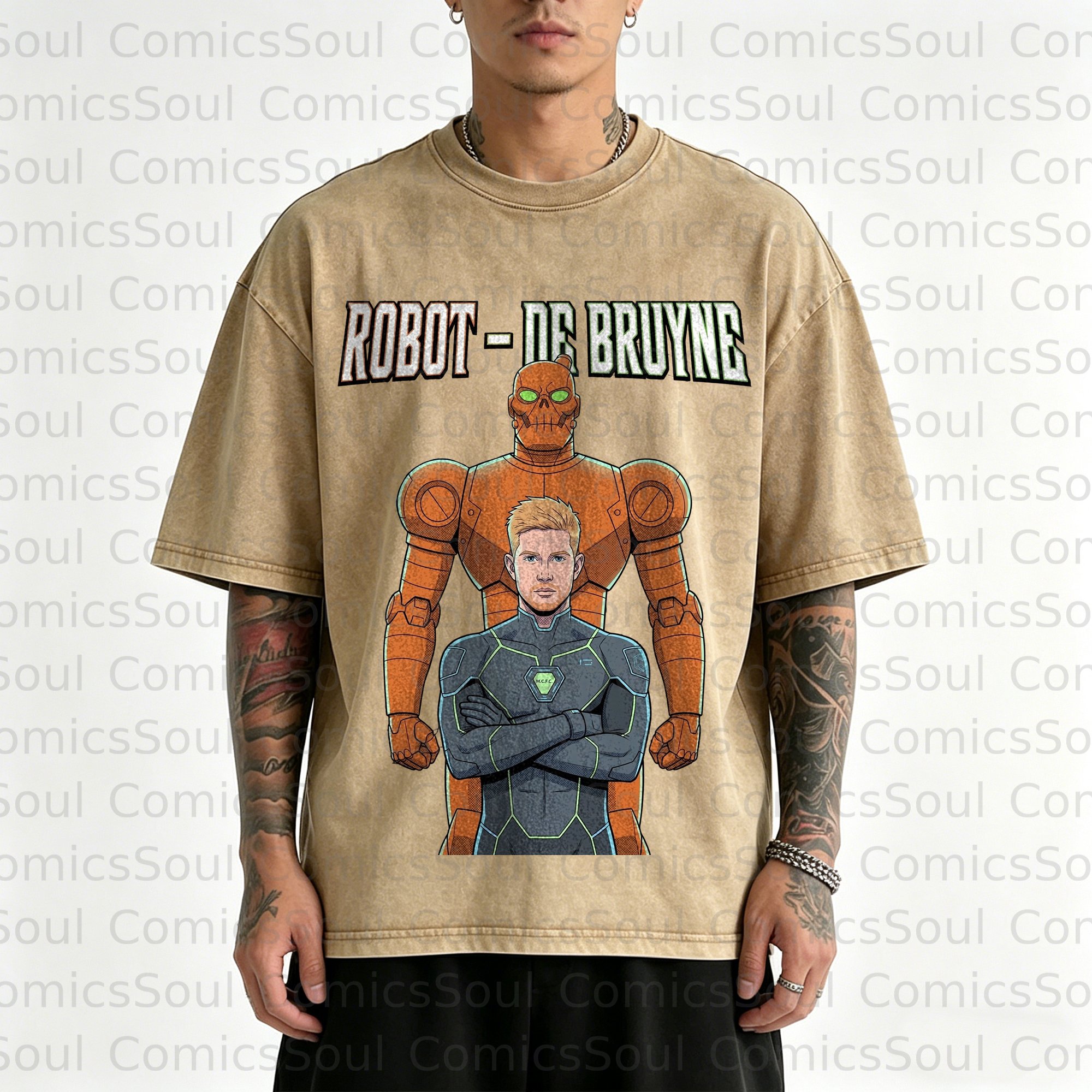 Unisex Anime Inspired Vintage Washed T-Shirt