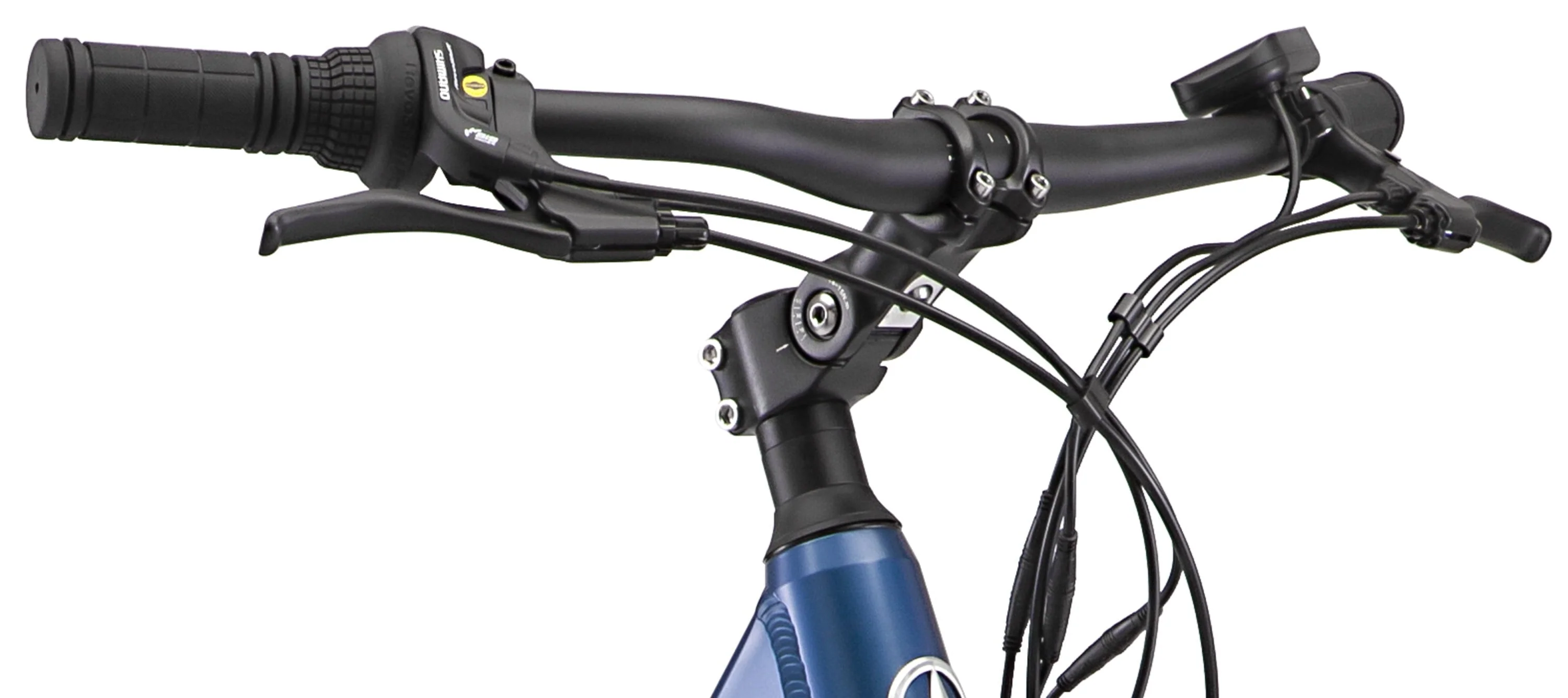Schwinn 700c Wanderlust Unisex Electric Hybrid Bike, Matte Blue, 250w Motor, Step Thru Ebike for Adults - Image 4