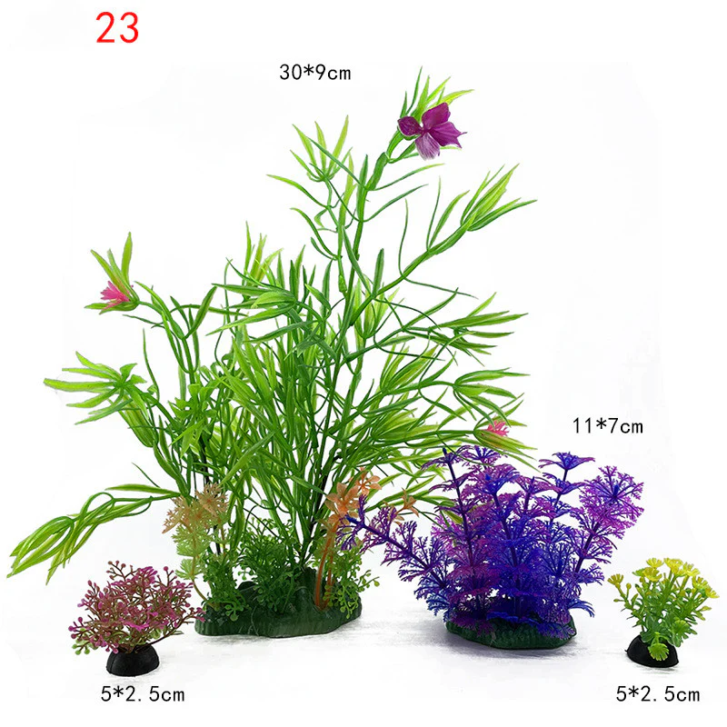 Fish Tank Decoration Simulation Water Plant Artificial Aquarium Landscaping Decor