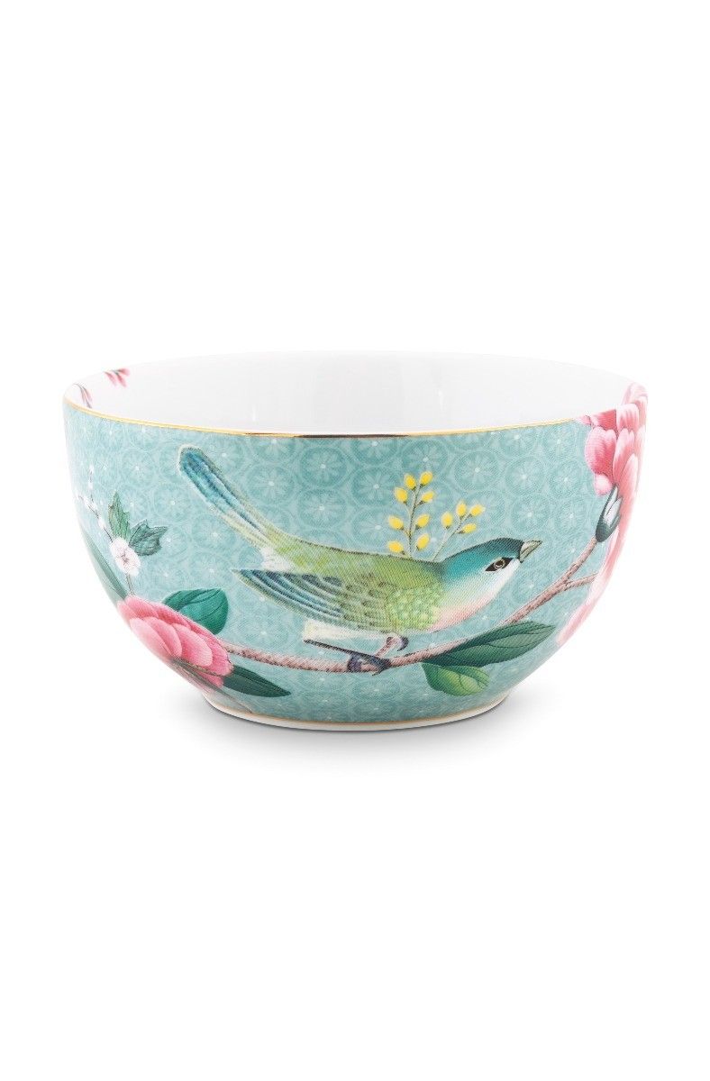 Bowl Blushing Birds Blue 12cm